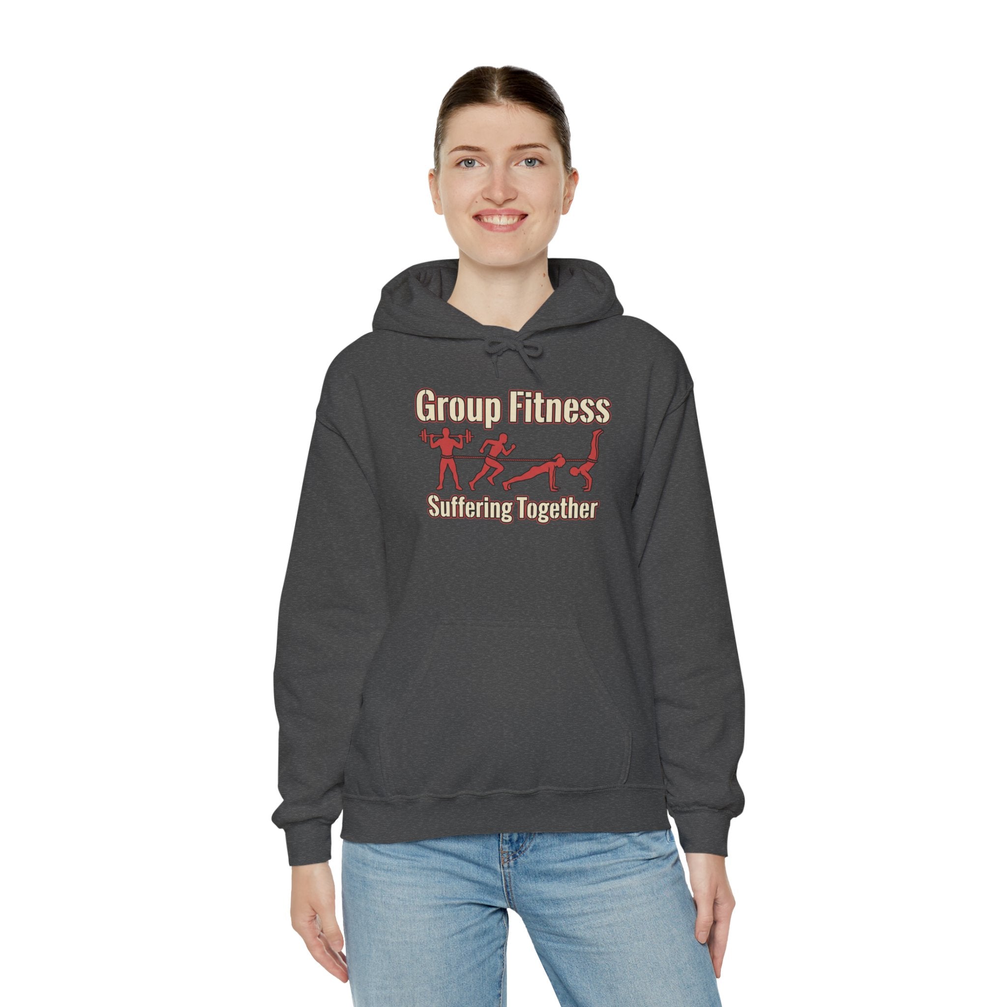 Group Fitness Suffering Together Unisex Heavy Blend™ Hooded Sweatshirt