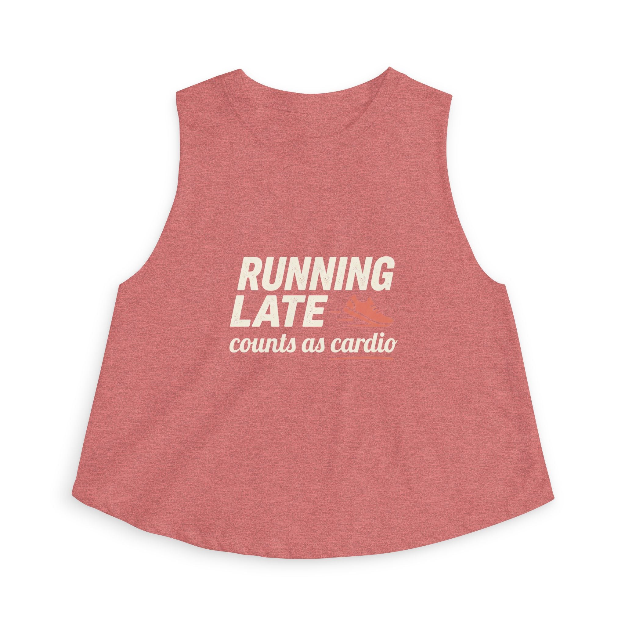 Running Late Counts as Cardio Women's Crop Top