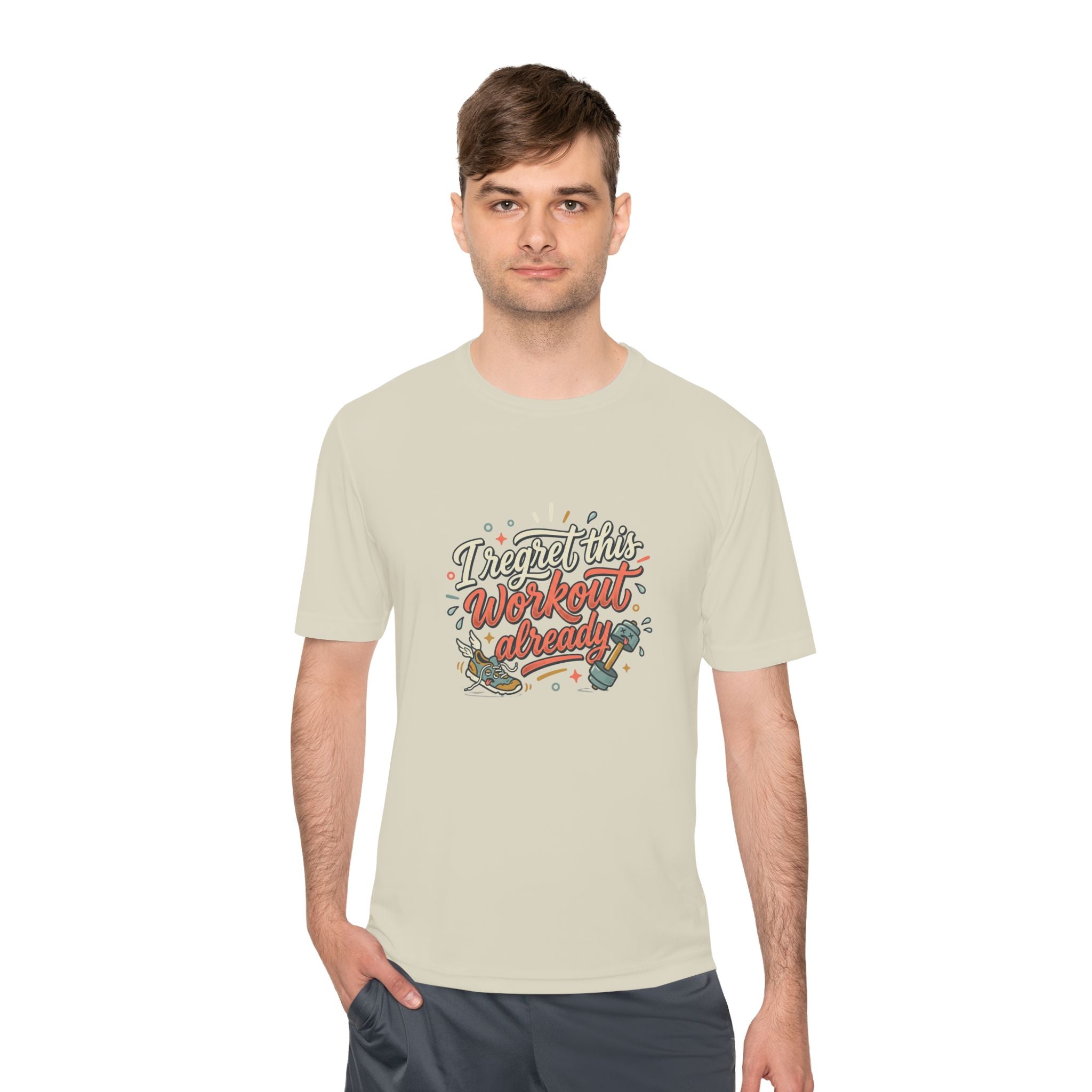 I Regret This Workout Already Unisex Moisture Wicking Tee