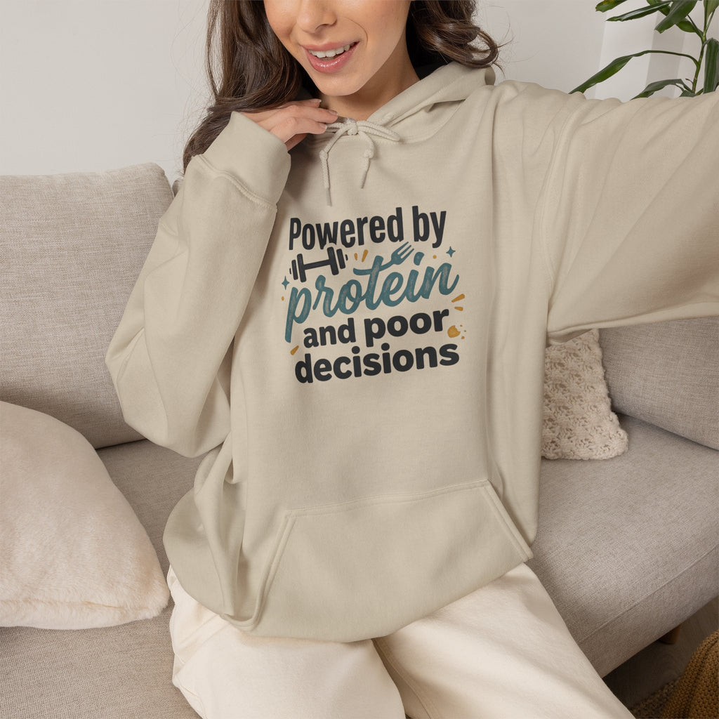 Powered by Protein Unisex Heavy Blend™ Hooded Sweatshirt