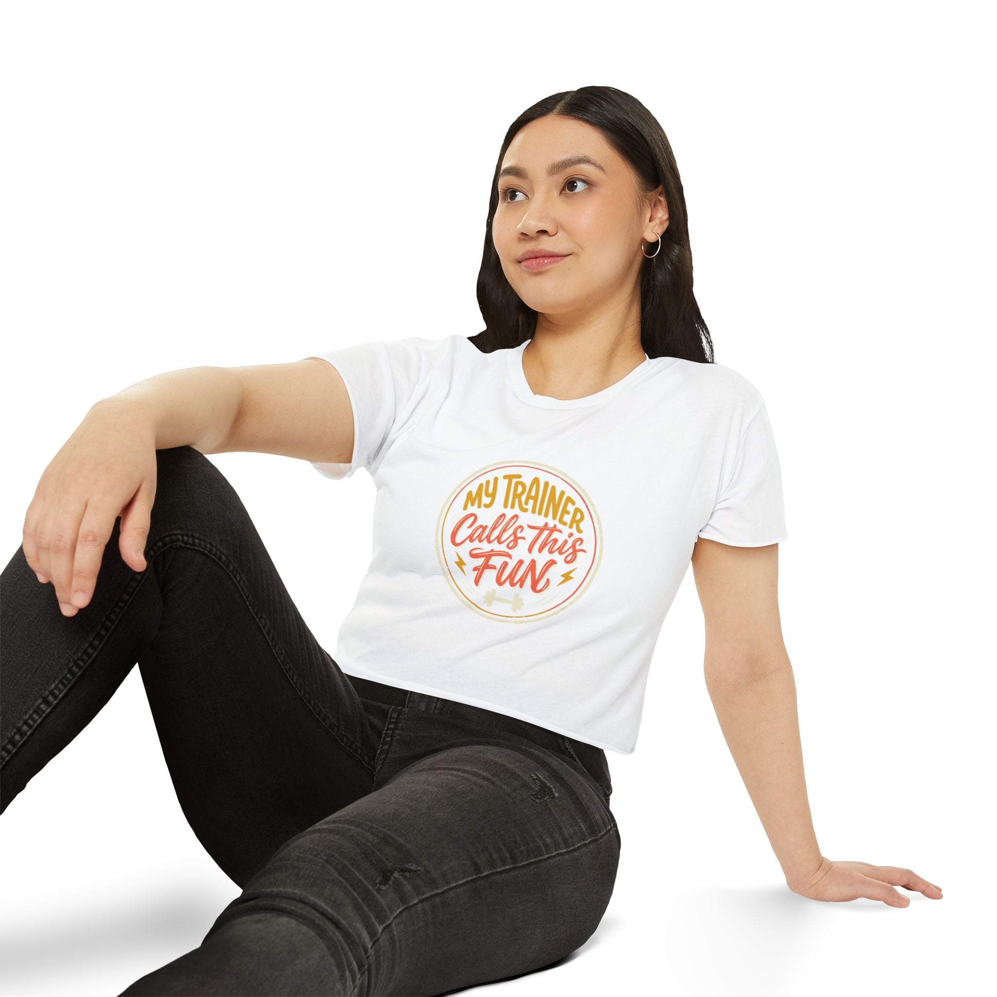 My Trainer Calls This Fun Women's Festival Crop Top