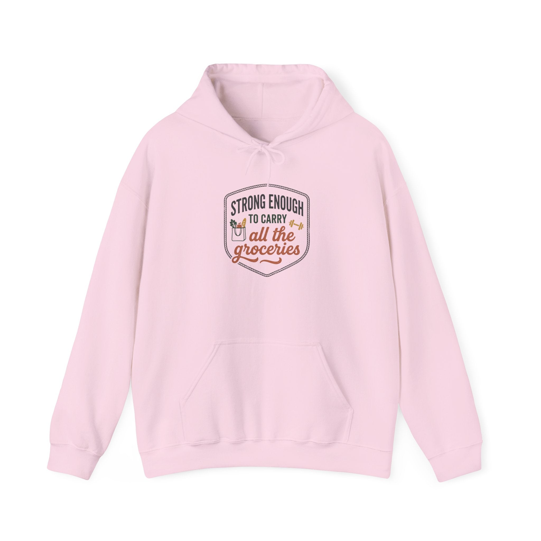 Strong Enough to Carry All the Groceries Unisex Heavy Blend™ Hooded Sweatshirt