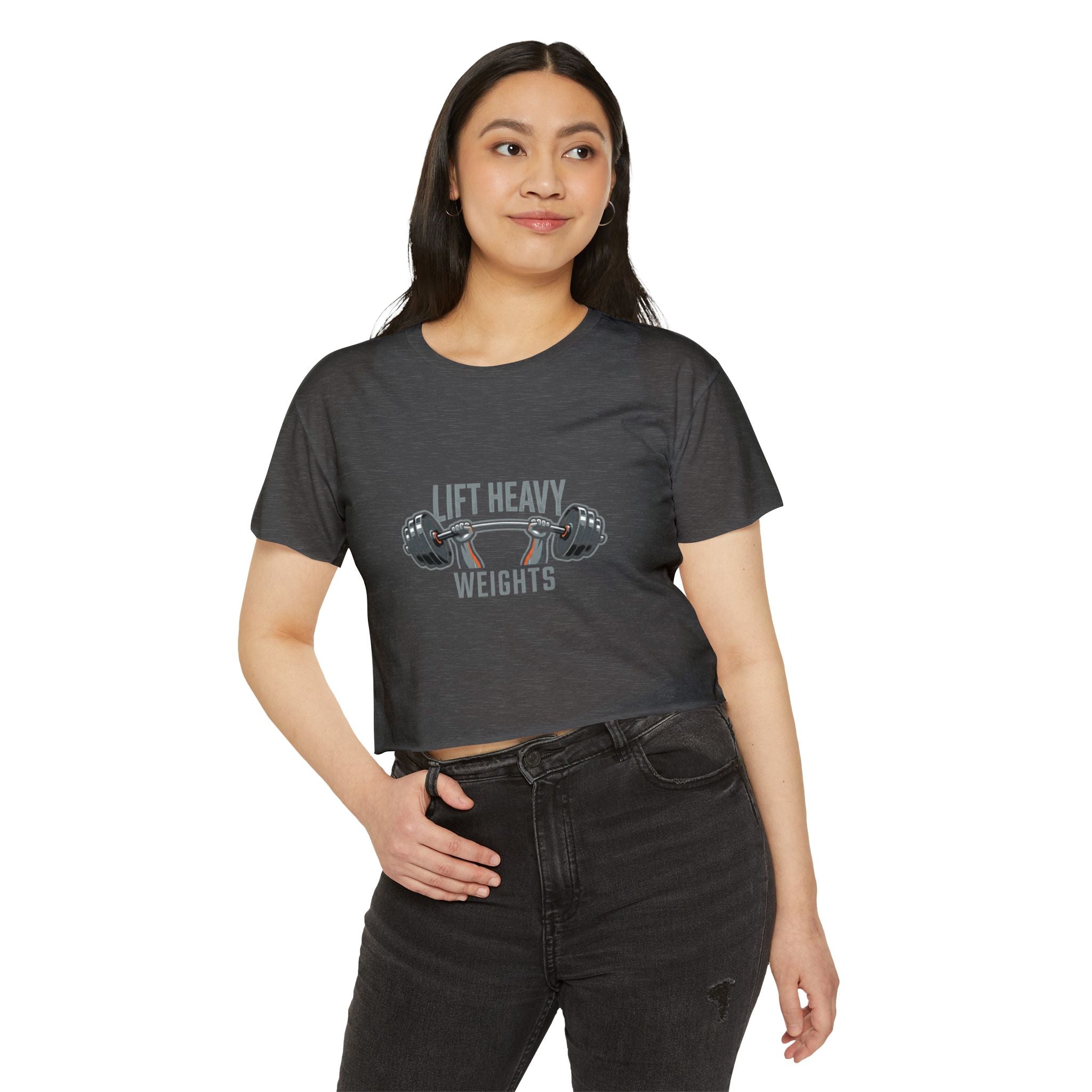 Lift Heavy Weights Women's Festival Crop Top