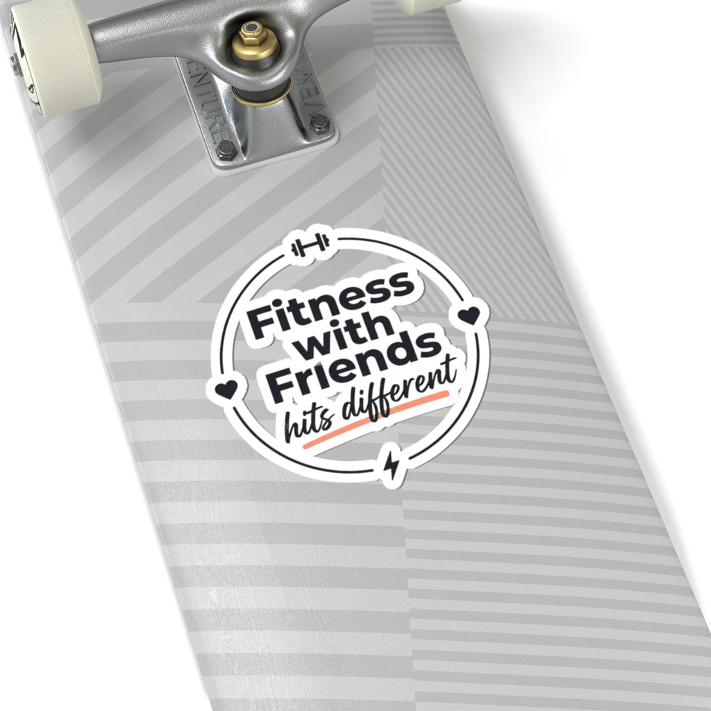 Fitness With Friends Kiss-Cut Stickers