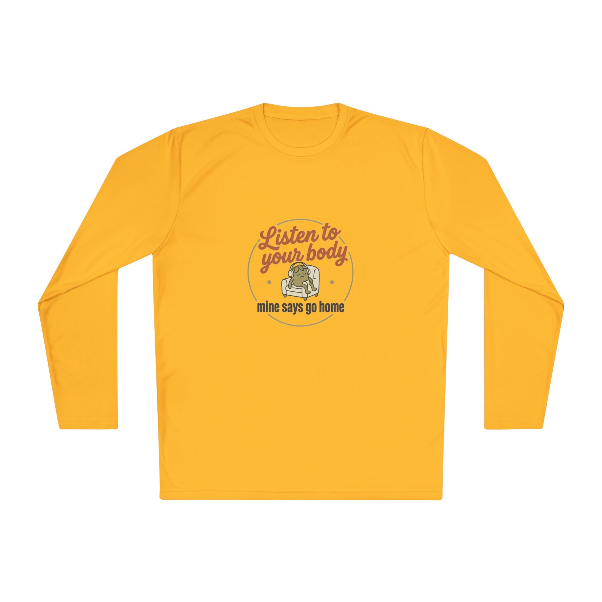 Listen to Your Body Unisex Lightweight Long Sleeve Tee