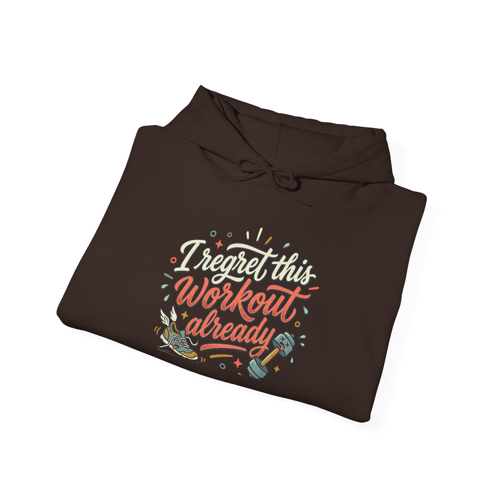 I Regret This Workout Unisex Heavy Blend™ Hooded Sweatshirt