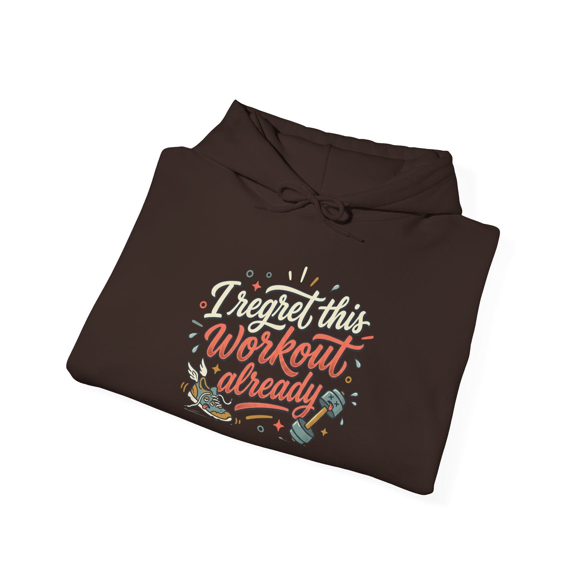 I Regret This Workout Unisex Heavy Blend™ Hooded Sweatshirt