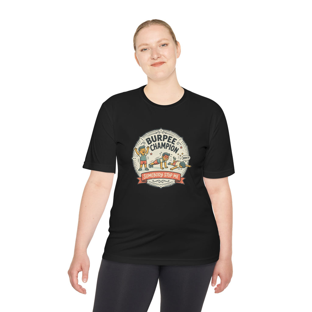 Burpee Champion Unisex Moisture Wicking Tee