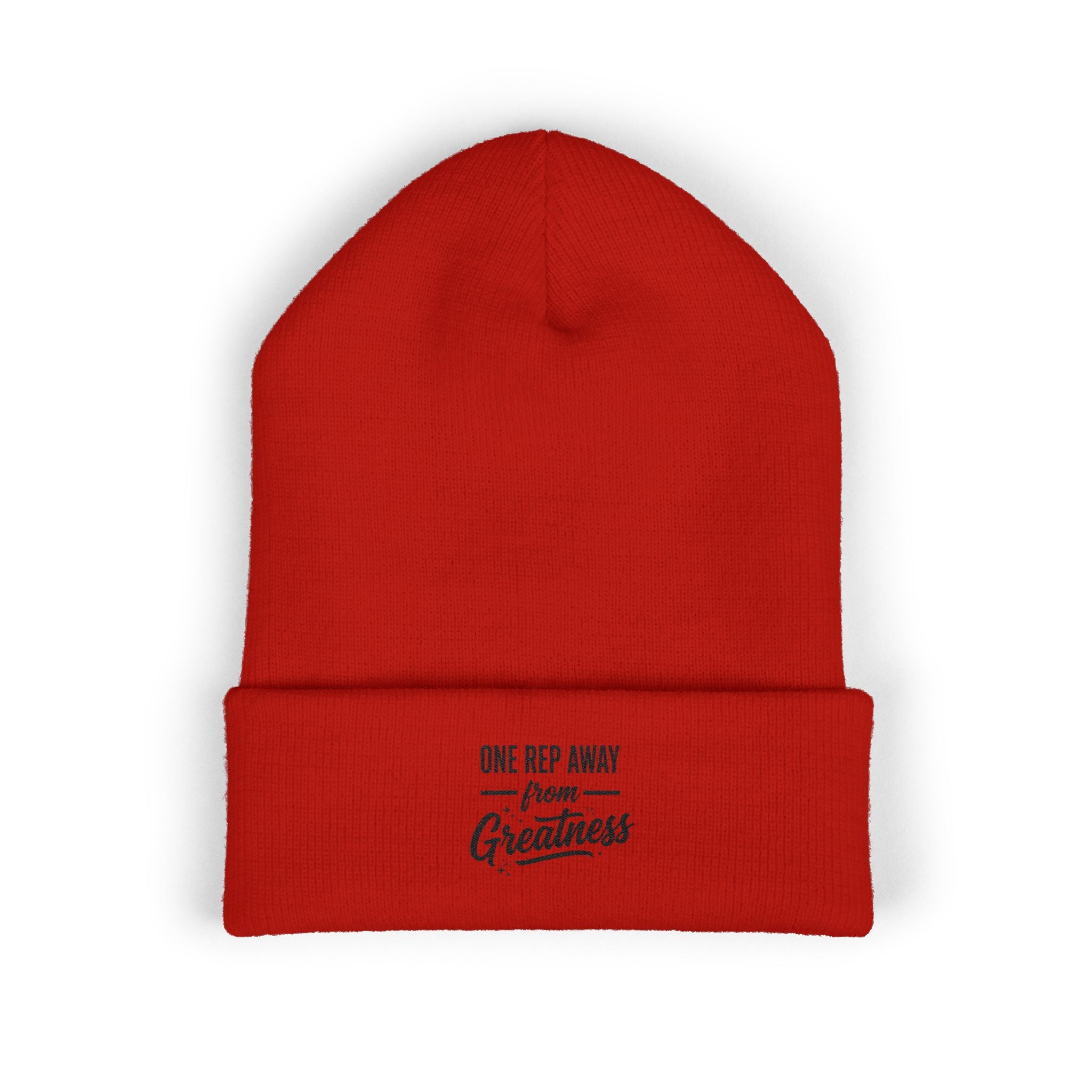 One Rep Away Classic Cuffed Beanie (Embroidery)