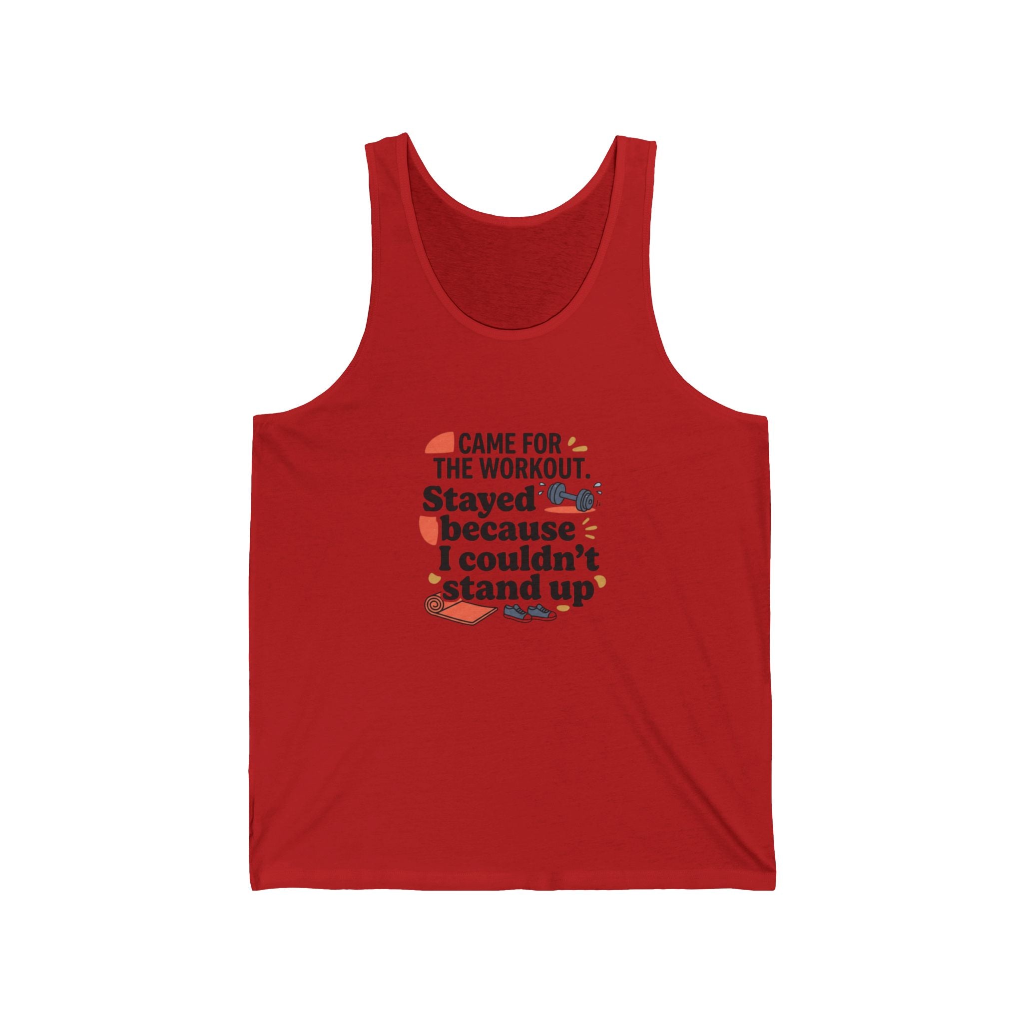 Came for the Workout Unisex Jersey Tank