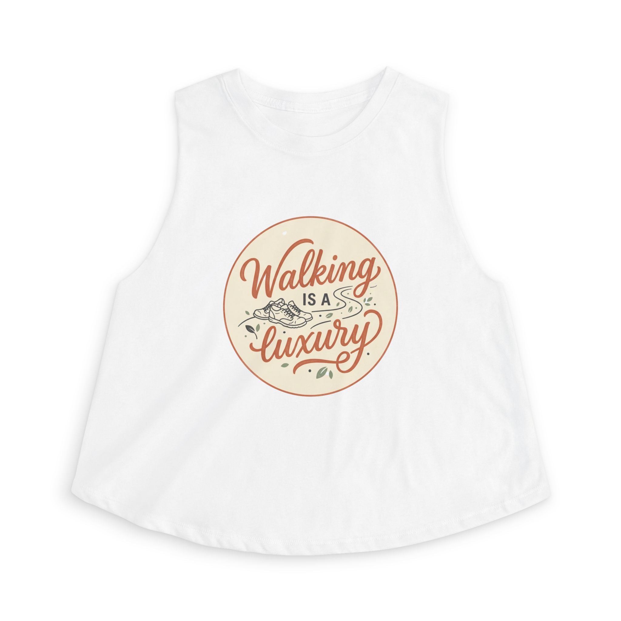 Walking is a Luxury Women's Crop Top