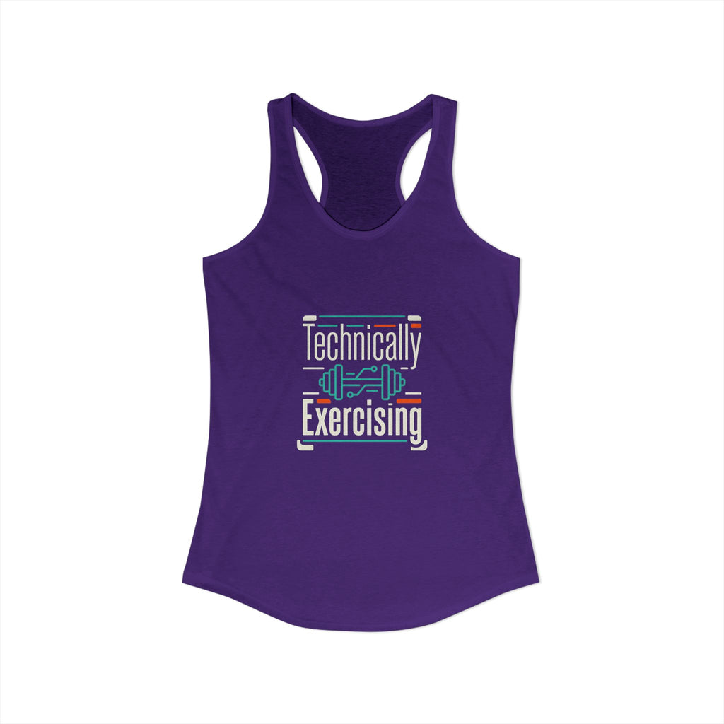 Technically Exercising Women's Ideal Racerback Tank