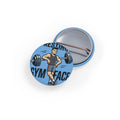 Resting Gym Face Round Pins