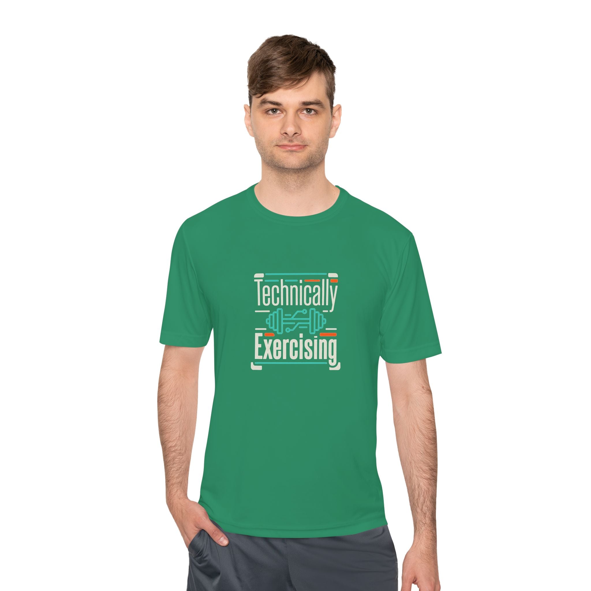 Technically Exercising Unisex Moisture Wicking Tee