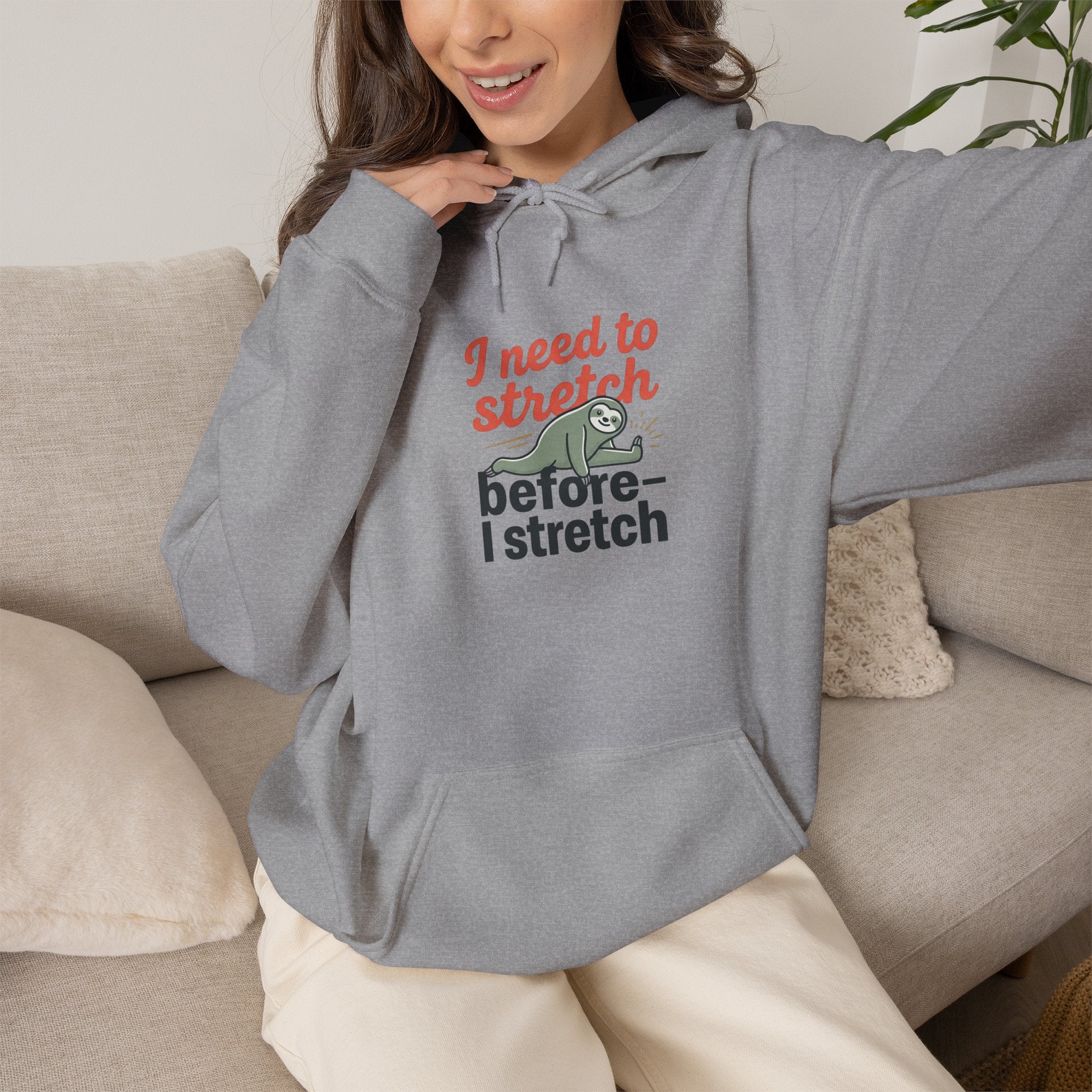 I Need to Stretch Unisex Heavy Blend™ Hooded Sweatshirt