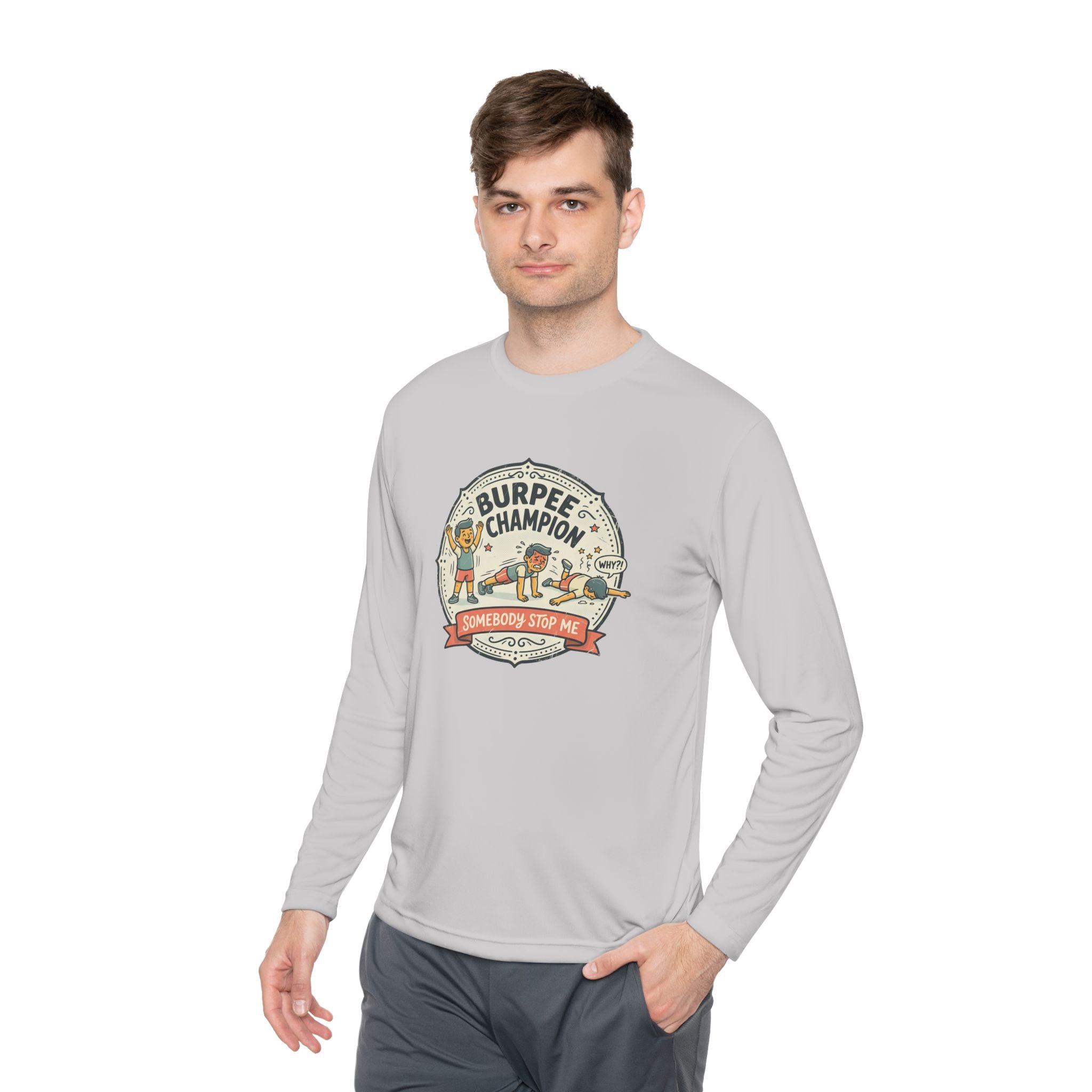 Burpee Champion Unisex Lightweight Long Sleeve Tee