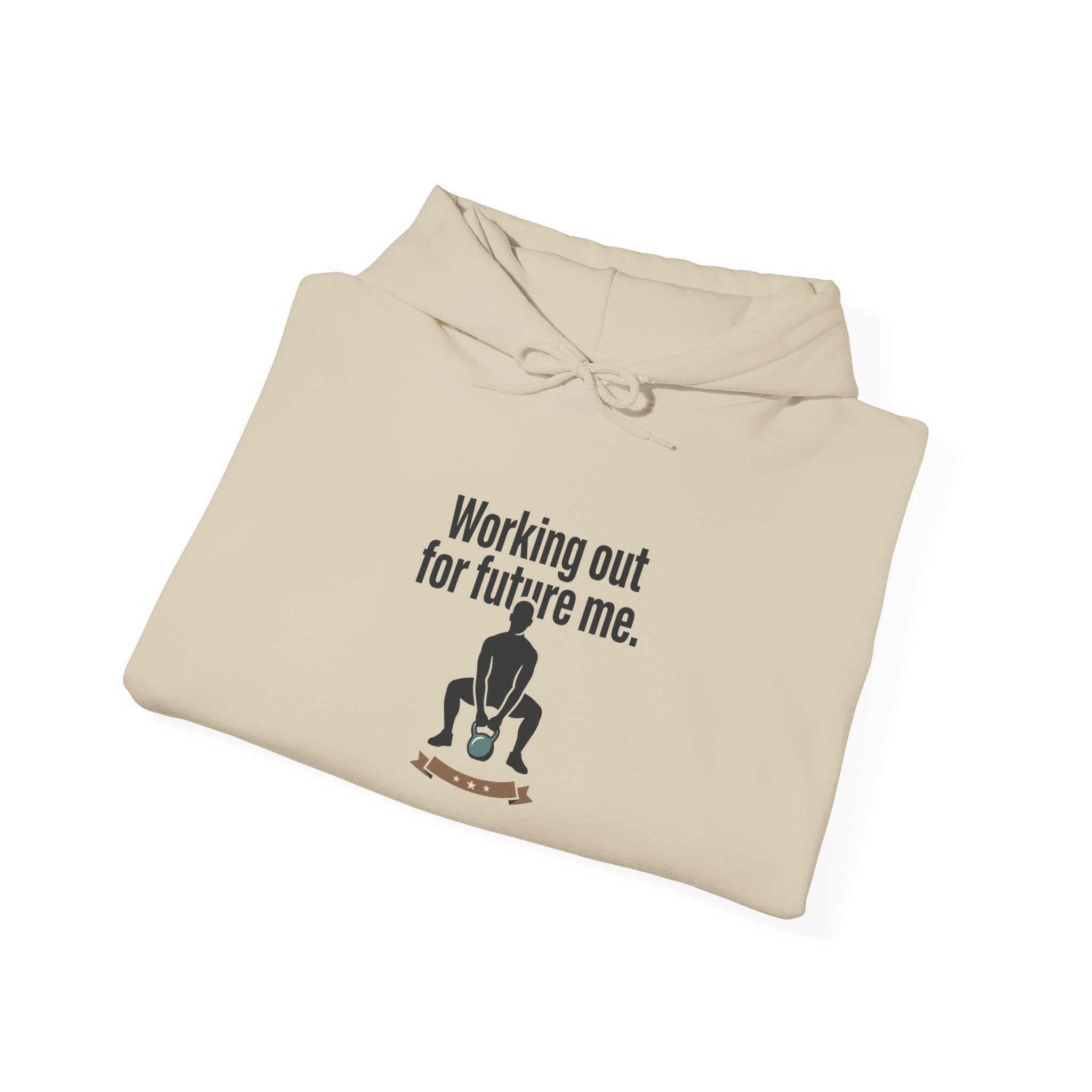 Working Out For Future Me Unisex Heavy Blend™ Hooded Sweatshirt