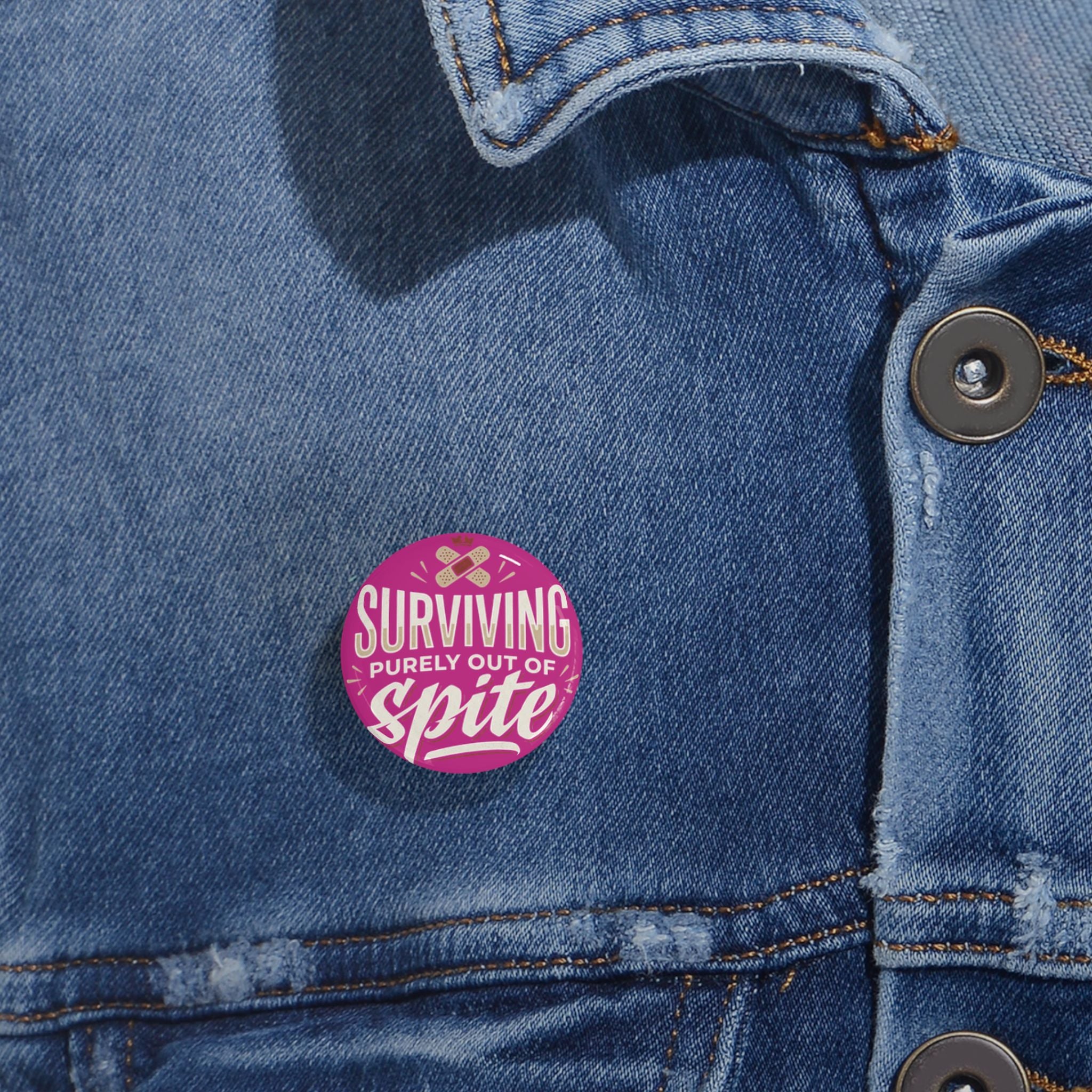 Surviving Purely Out of Spite Round Pins