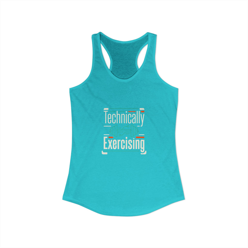 Technically Exercising Women's Ideal Racerback Tank