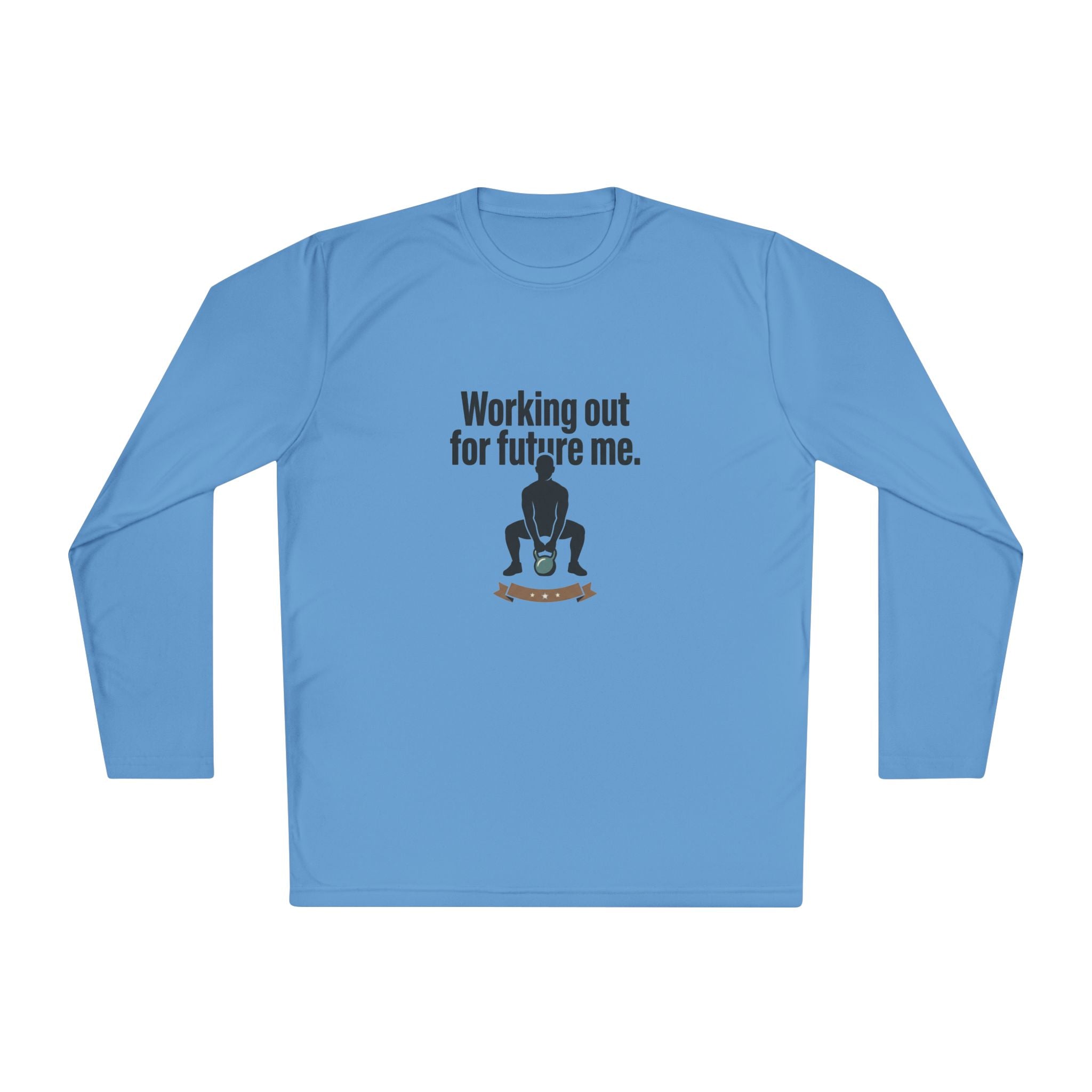 Working Out For Future Me Unisex Lightweight Long Sleeve Tee