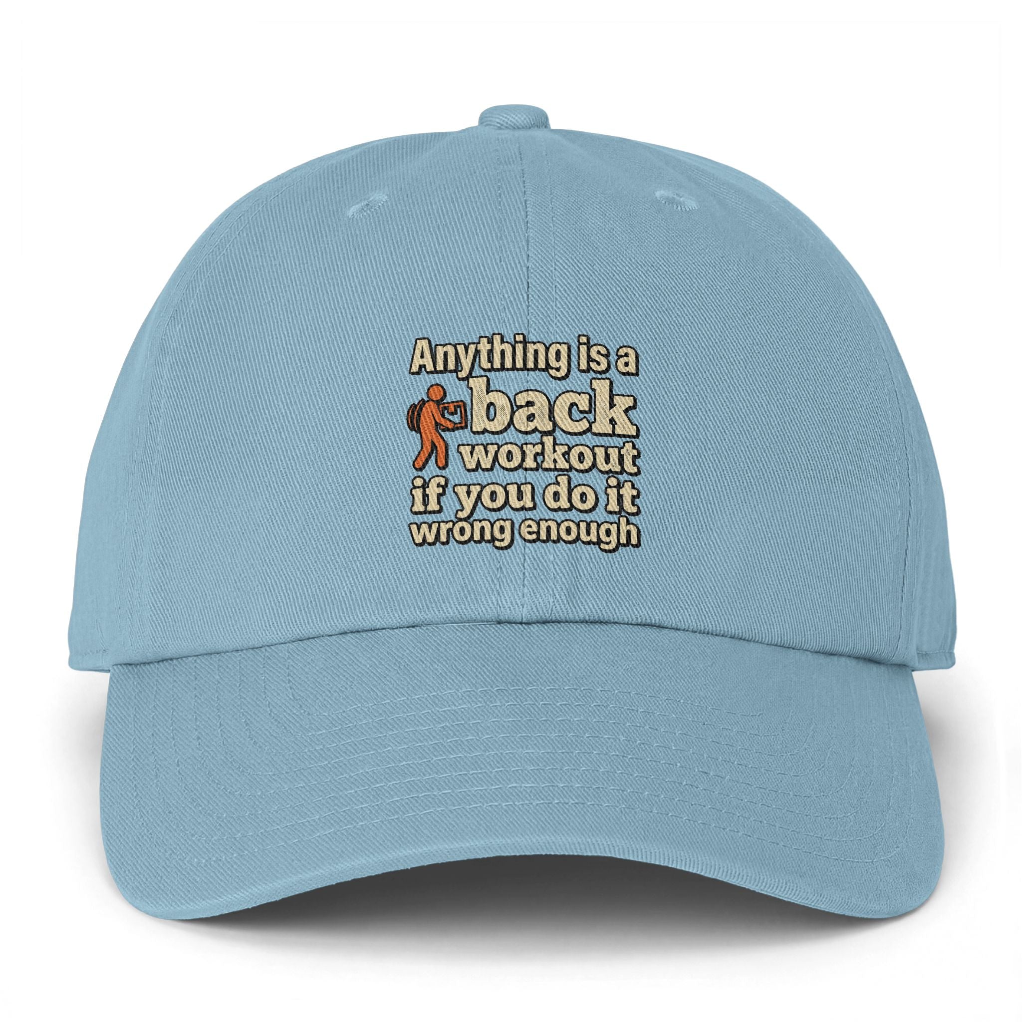 Anything is a Back Workout Clean Up Cap