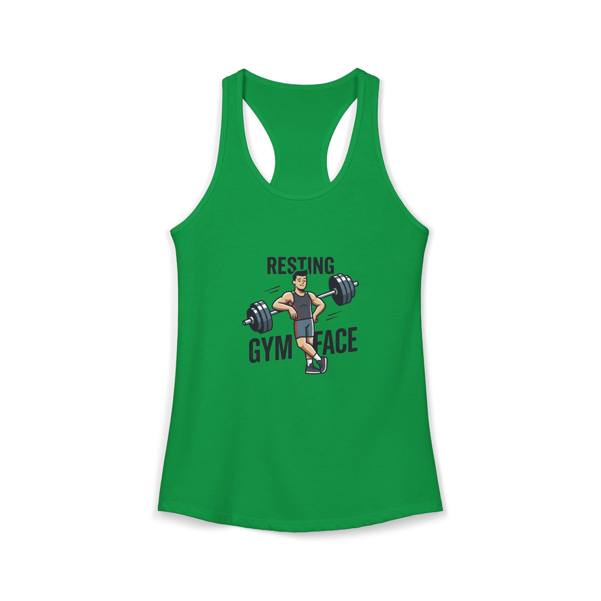 Resting Gym Face Women's Ideal Racerback Tank