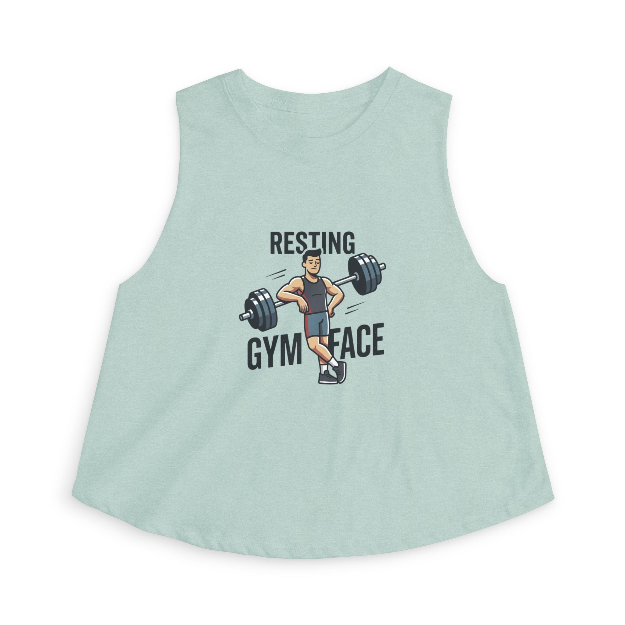 Resting Gym Face Women's Crop Top