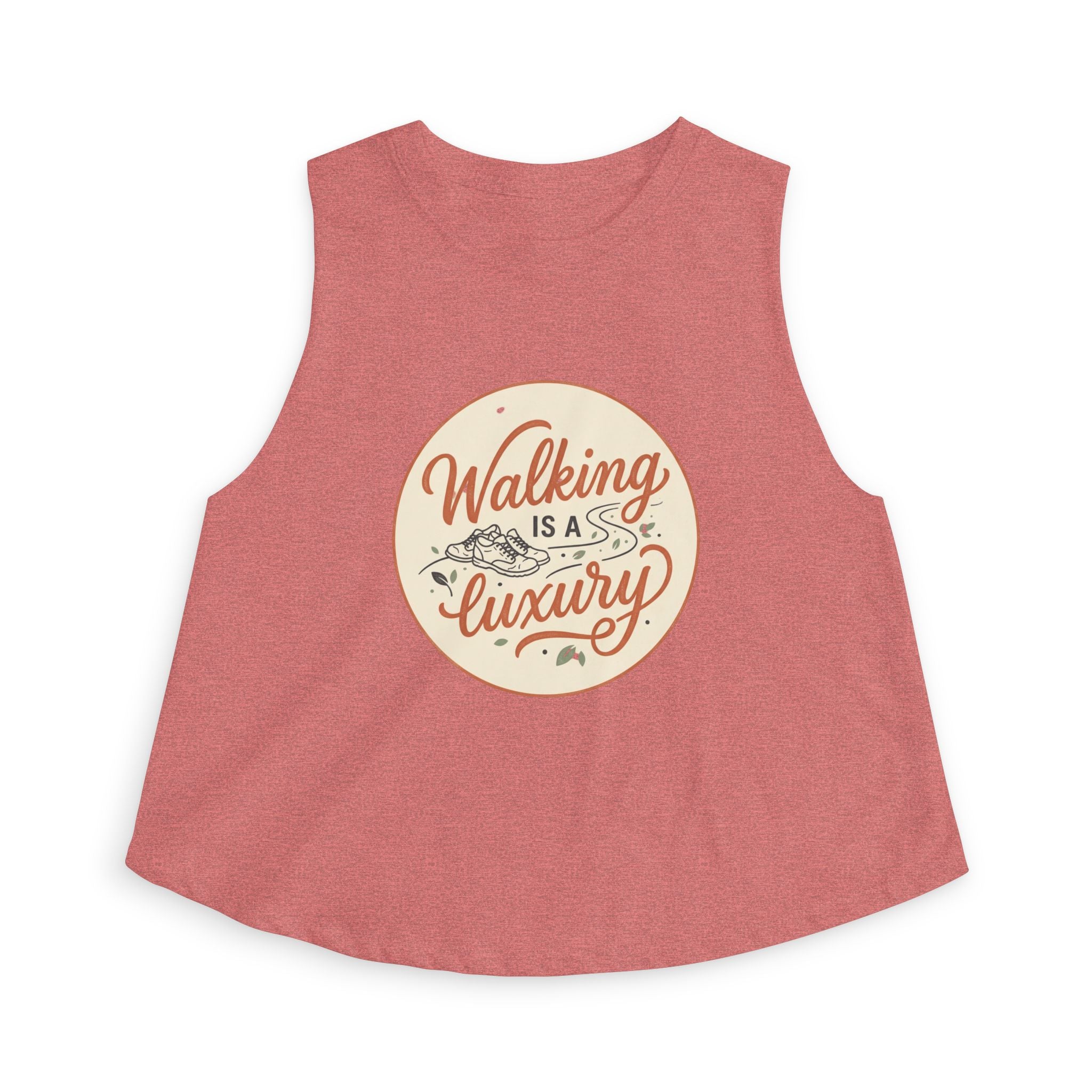 Walking is a Luxury Women's Crop Top