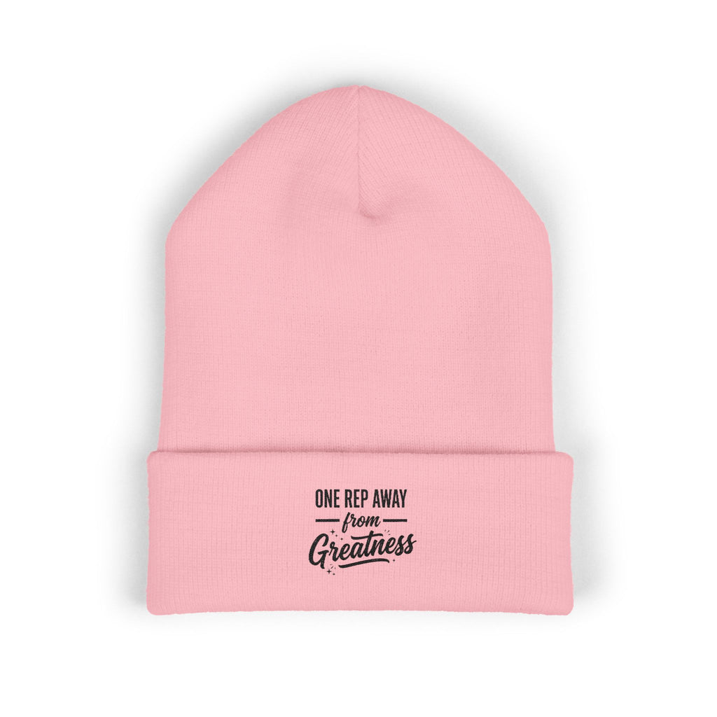 One Rep Away Classic Cuffed Beanie (Embroidery)