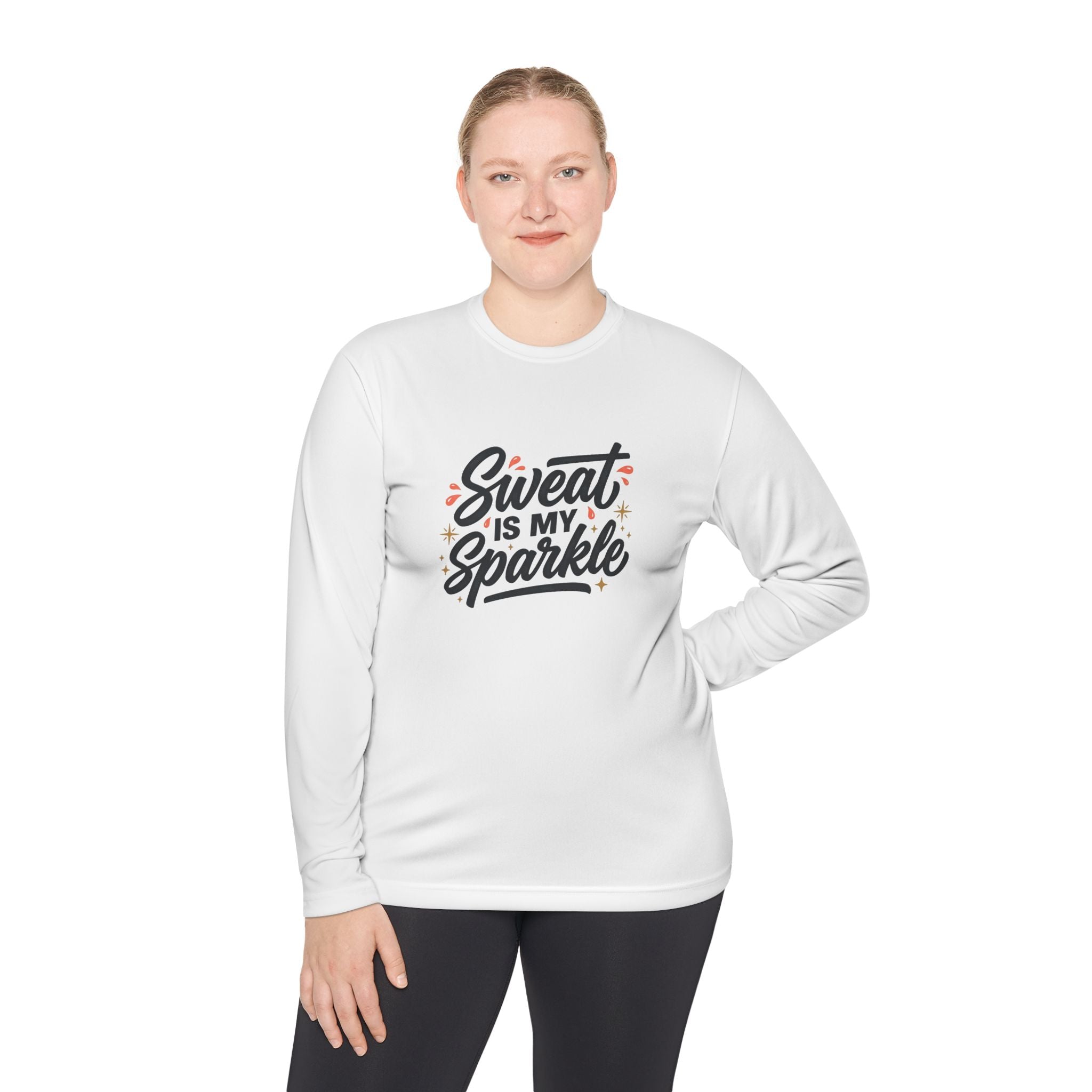 Sweat is My Sparkle Unisex Lightweight Long Sleeve Tee