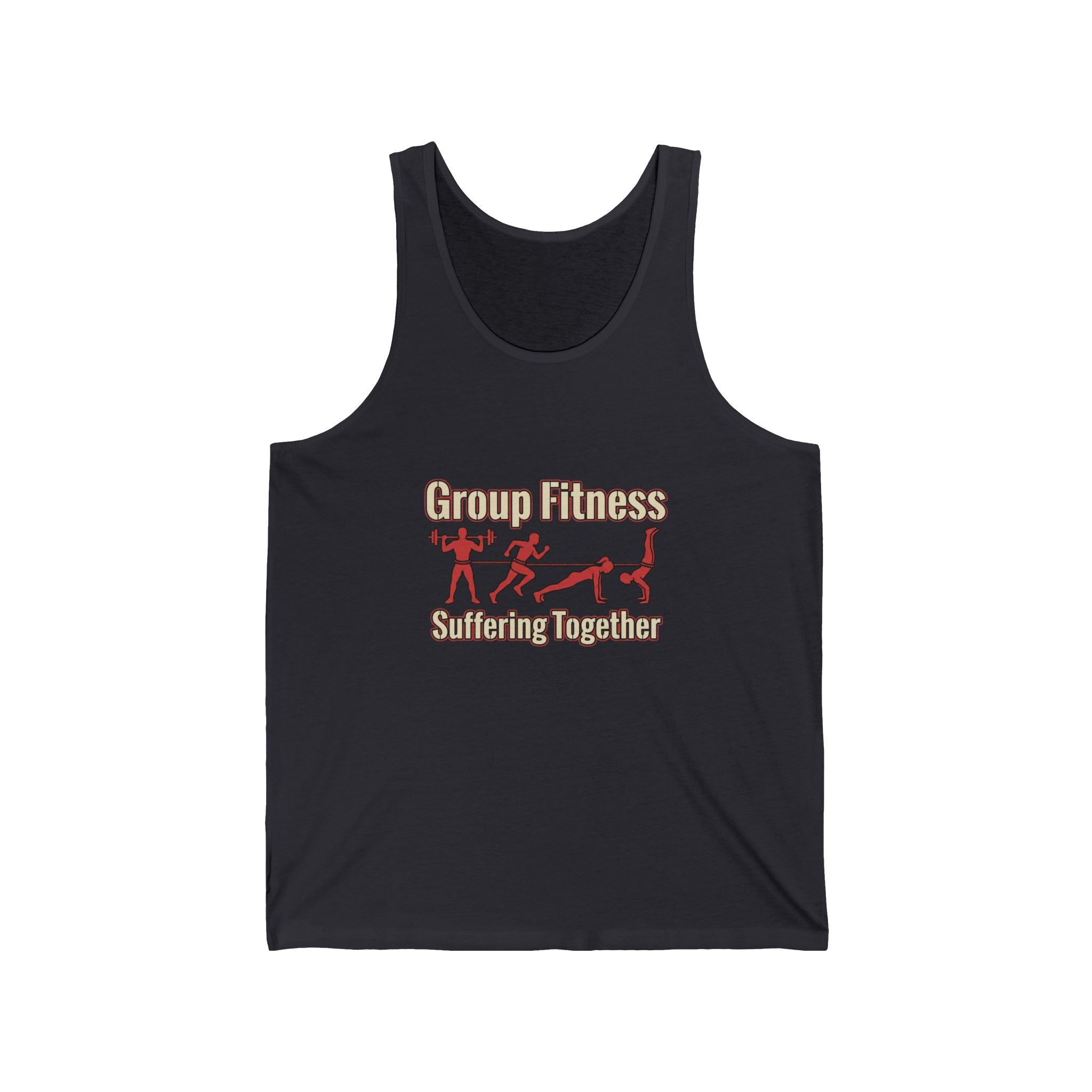 Group Fitness Suffering Together Unisex Jersey Tank