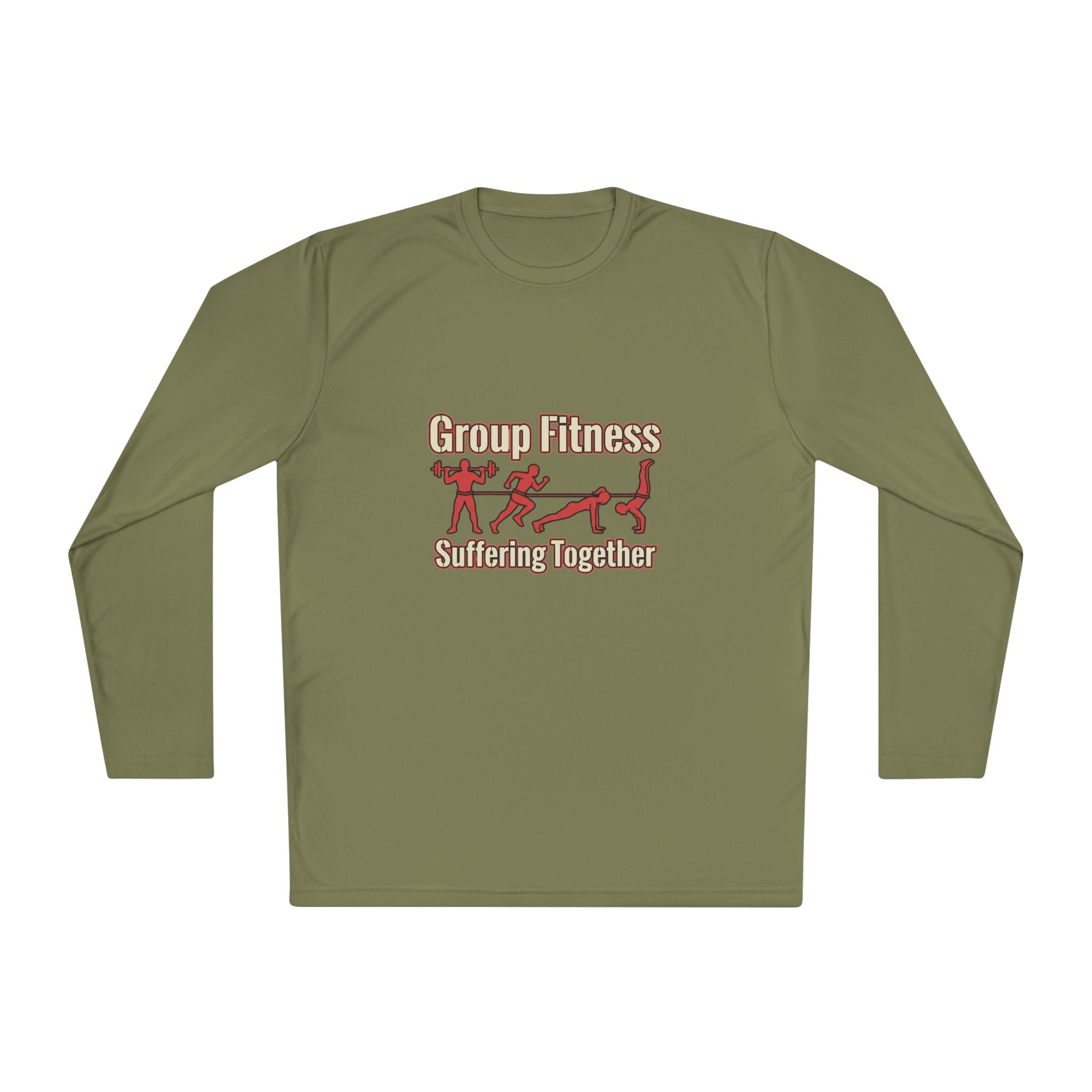 Group Fitness Suffering Together Unisex Lightweight Long Sleeve Tee