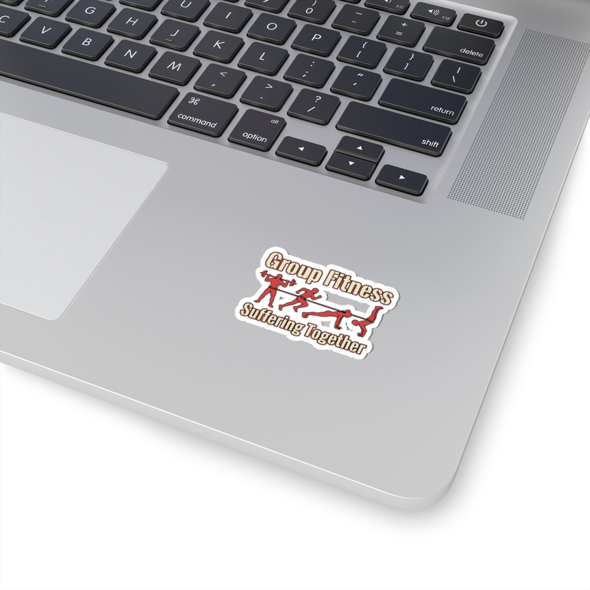 Group Fitness Suffering Together Kiss-Cut Stickers