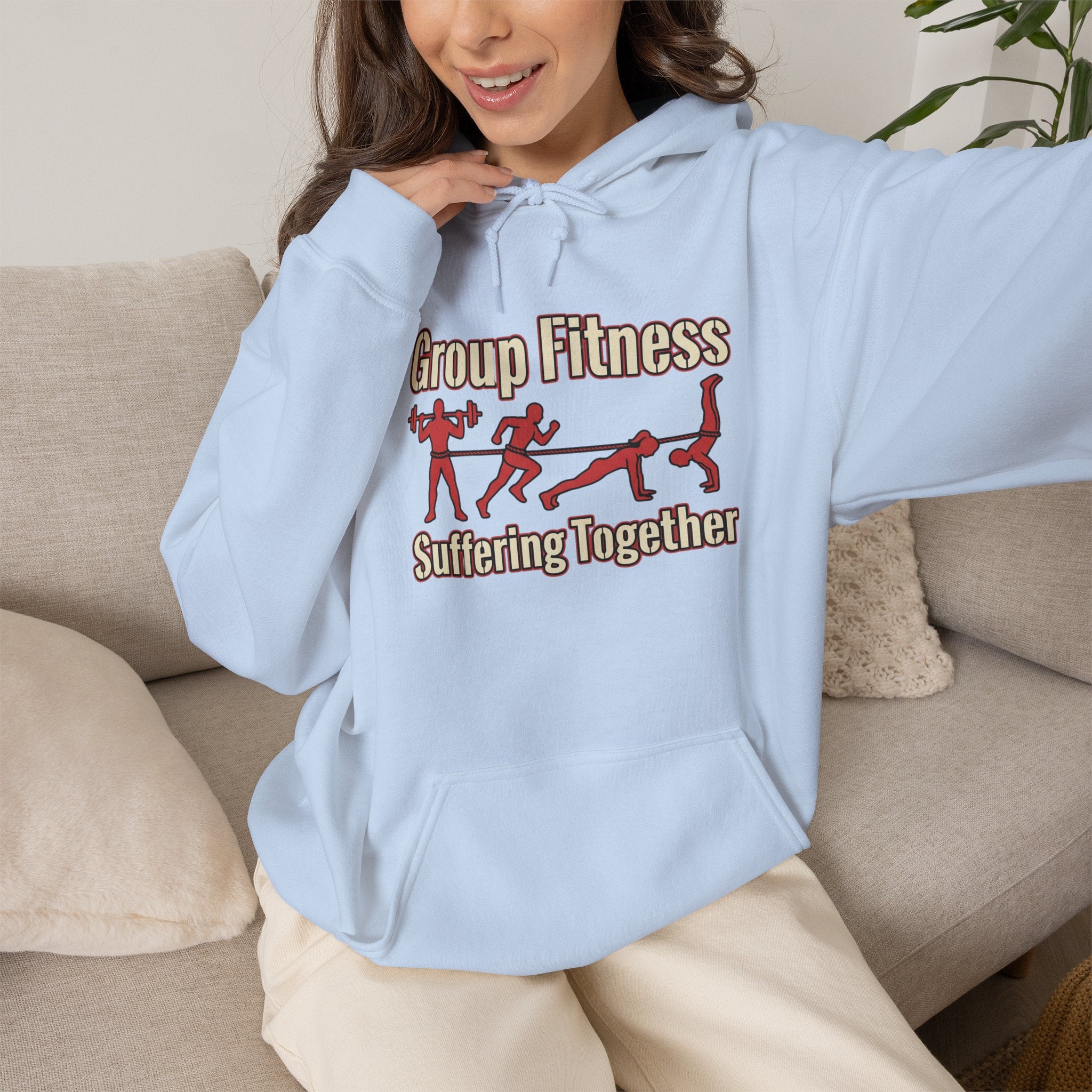 Group Fitness Suffering Together Unisex Heavy Blend™ Hooded Sweatshirt