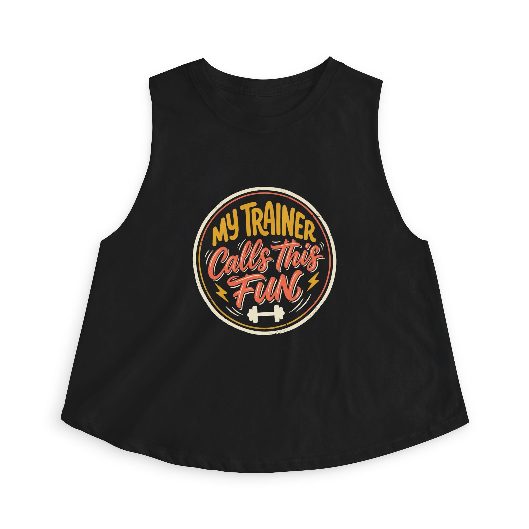 My Trainer Calls This Fun Women's Crop Top