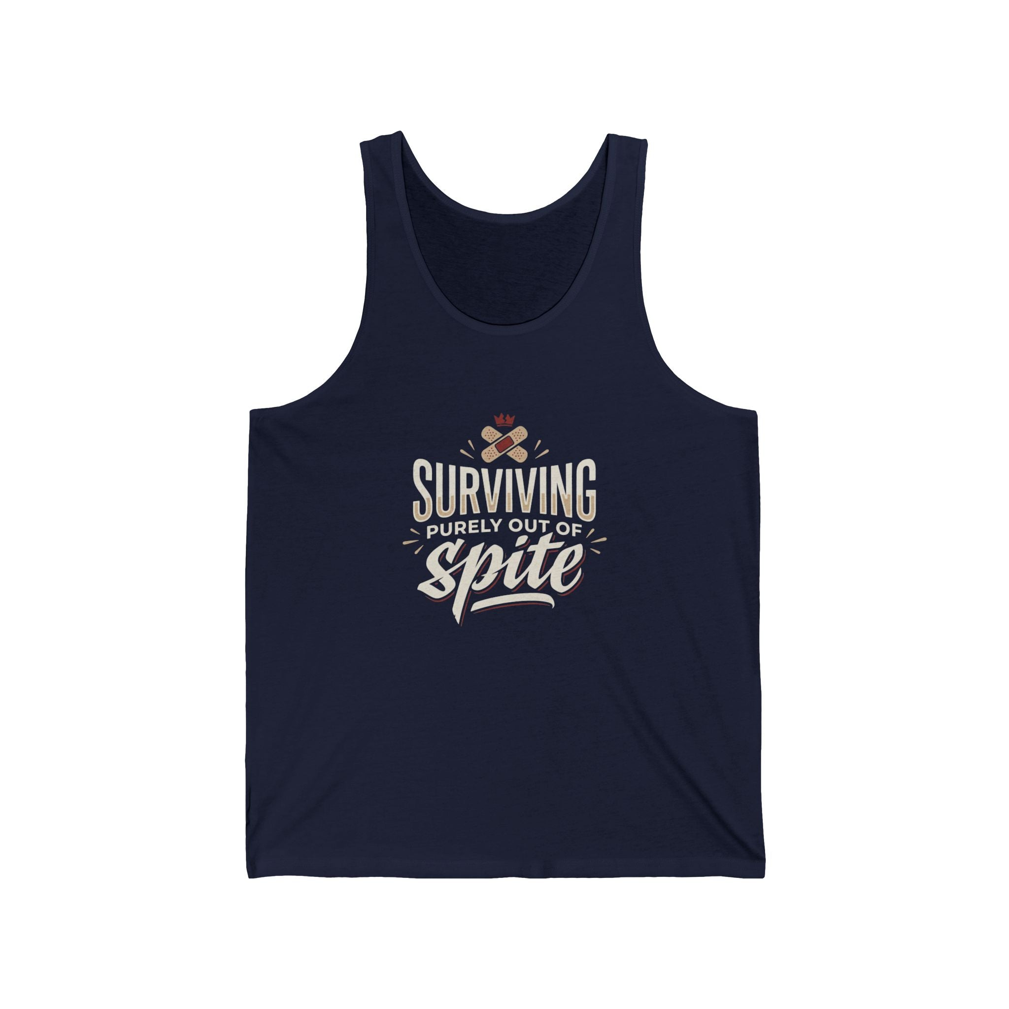Surviving Purely Out of Spite Unisex Jersey Tank