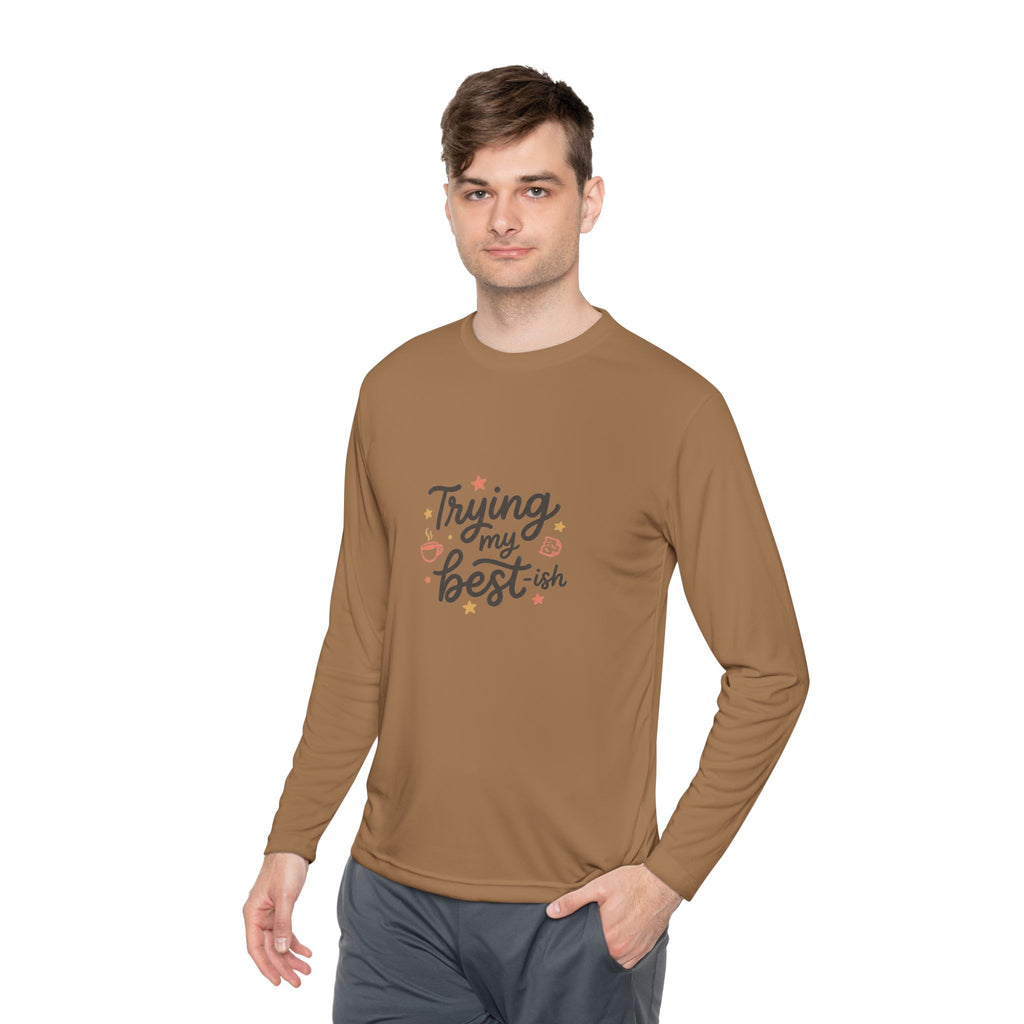 Trying My Best-ish Unisex Lightweight Long Sleeve Tee