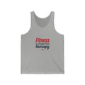 Fitness is Cheaper than Therapy Unisex Jersey Tank