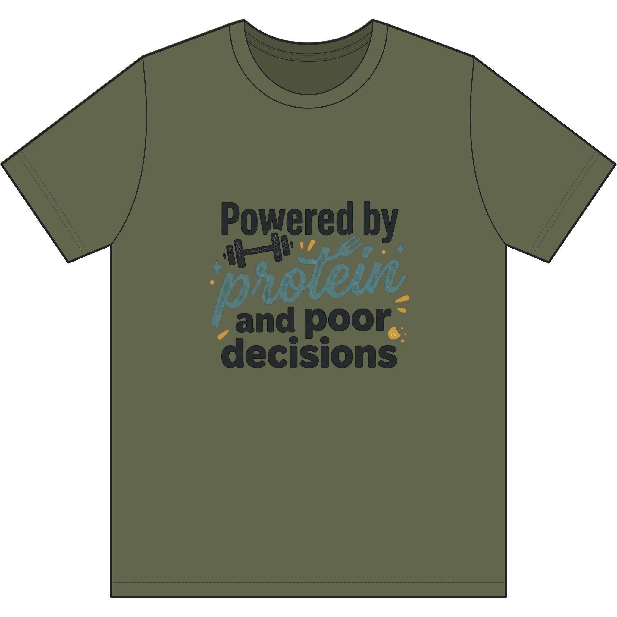 Powered by Protein Dri-Power 100% Polyester T-Shirt
