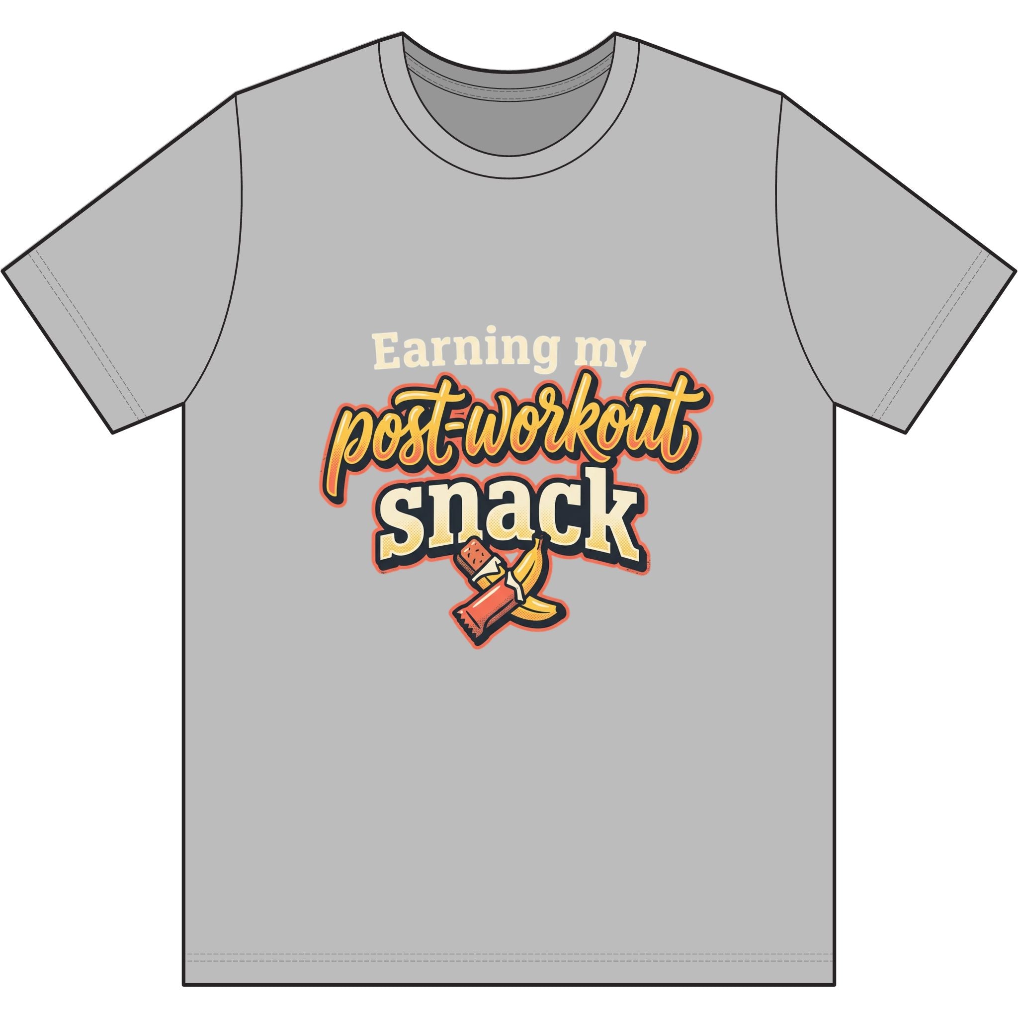 Earning My Post-Workout Snack Dri-Power 100% Polyester T-Shirt