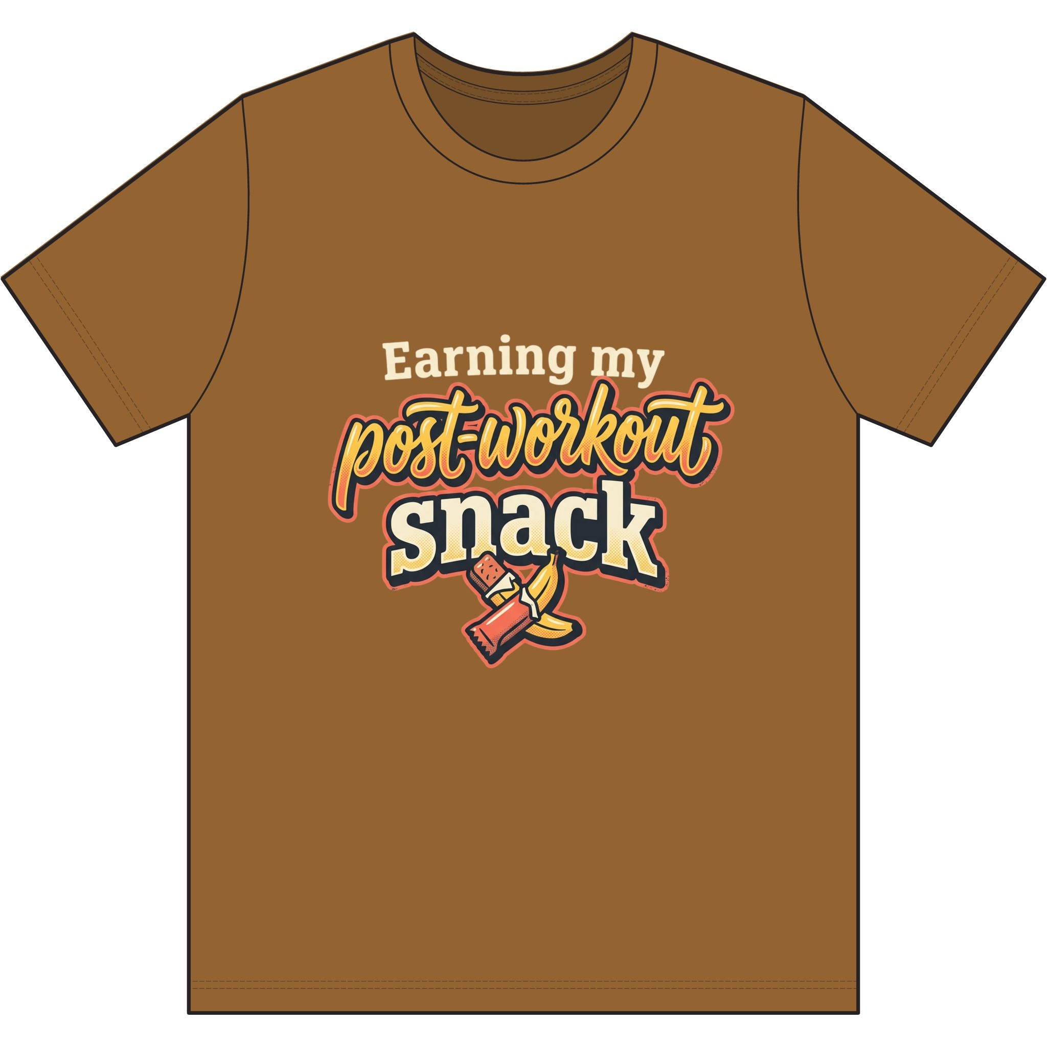 Earning My Post-Workout Snack Dri-Power 100% Polyester T-Shirt