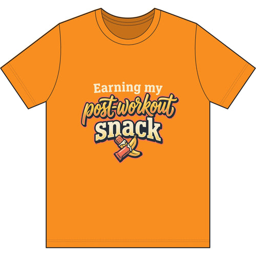 Earning My Post-Workout Snack Dri-Power 100% Polyester T-Shirt