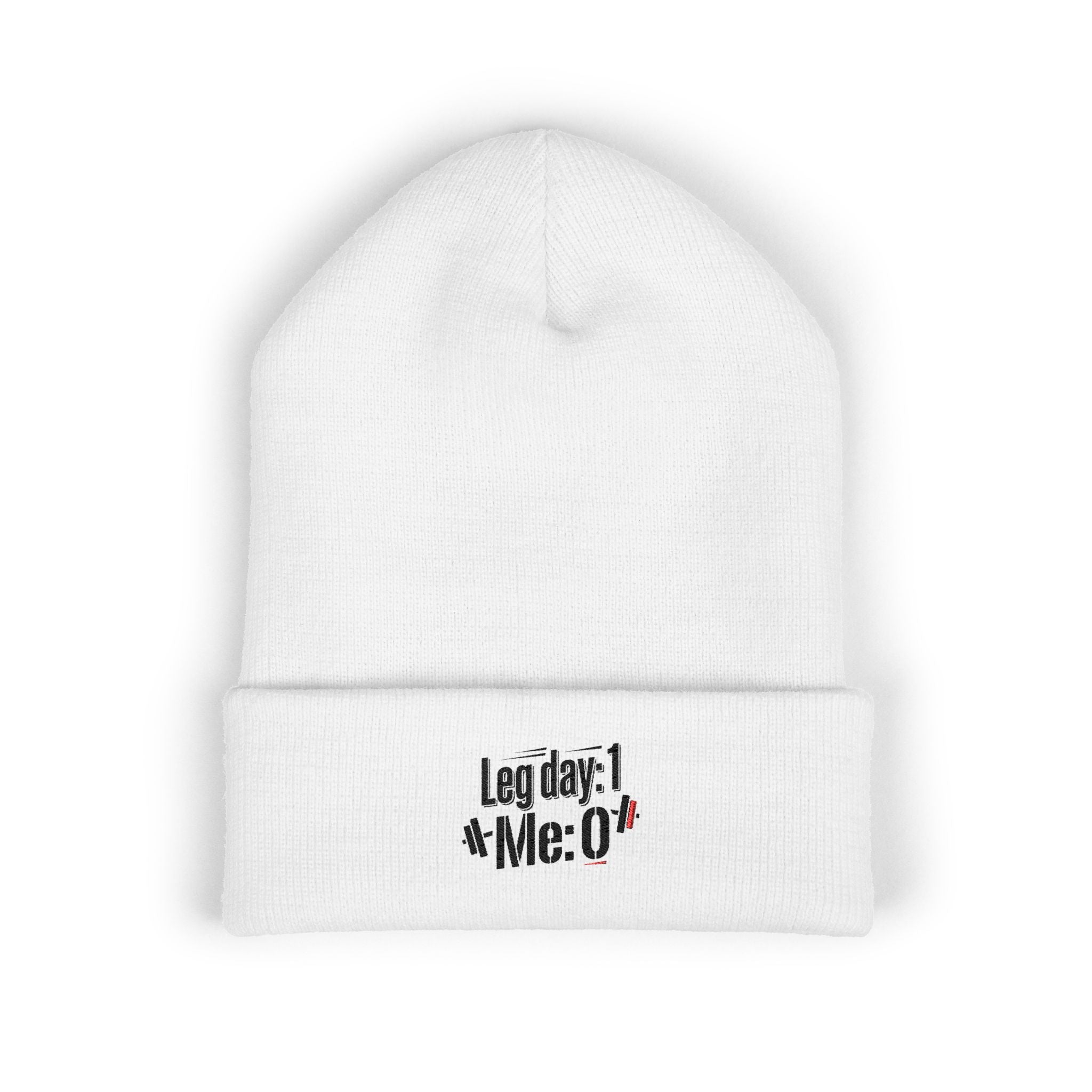 Leg Day Classic Cuffed Beanie (Embroidery)