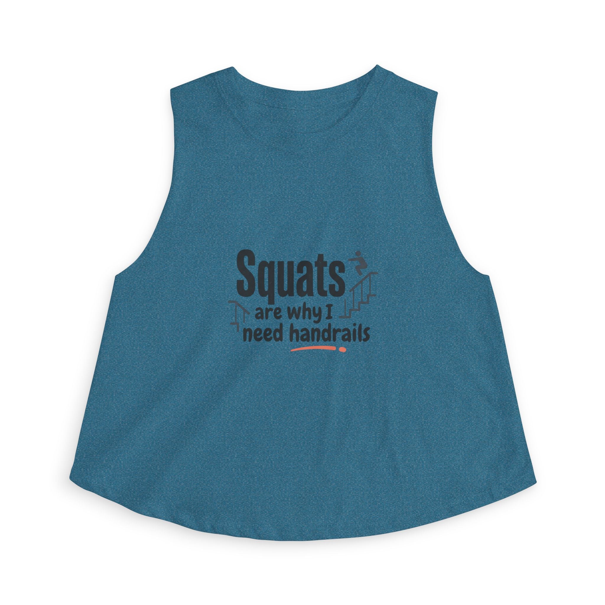 Squats are Why I Need Handrails Women's Crop Top