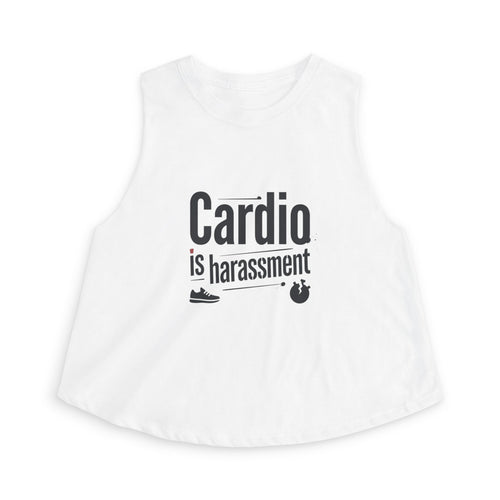 Cardio is Harassment Women's Crop Top