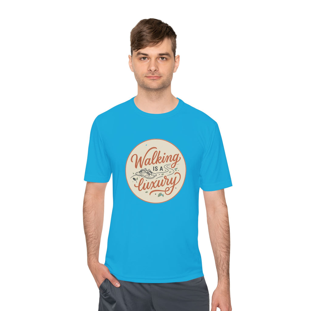 Walking is a Luxury Unisex Moisture Wicking Tee