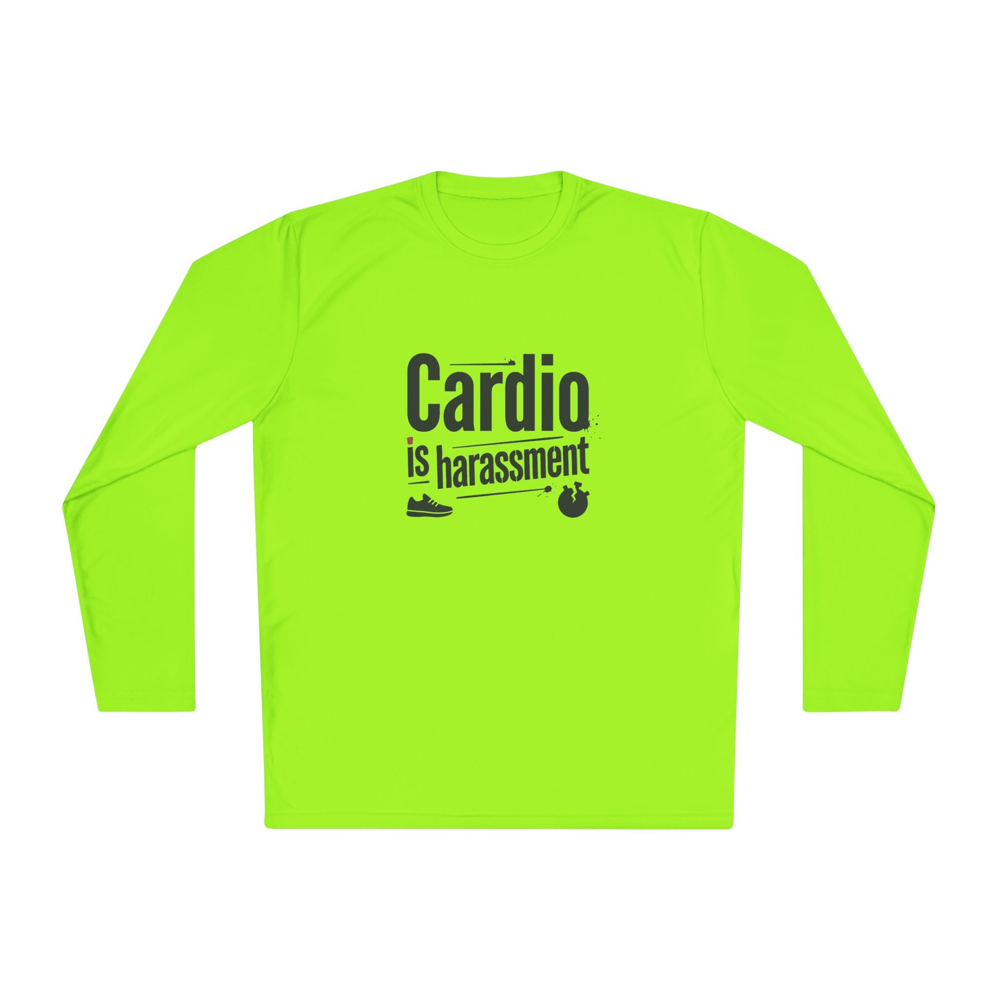 Cardio is Harassment Unisex Lightweight Long Sleeve Tee