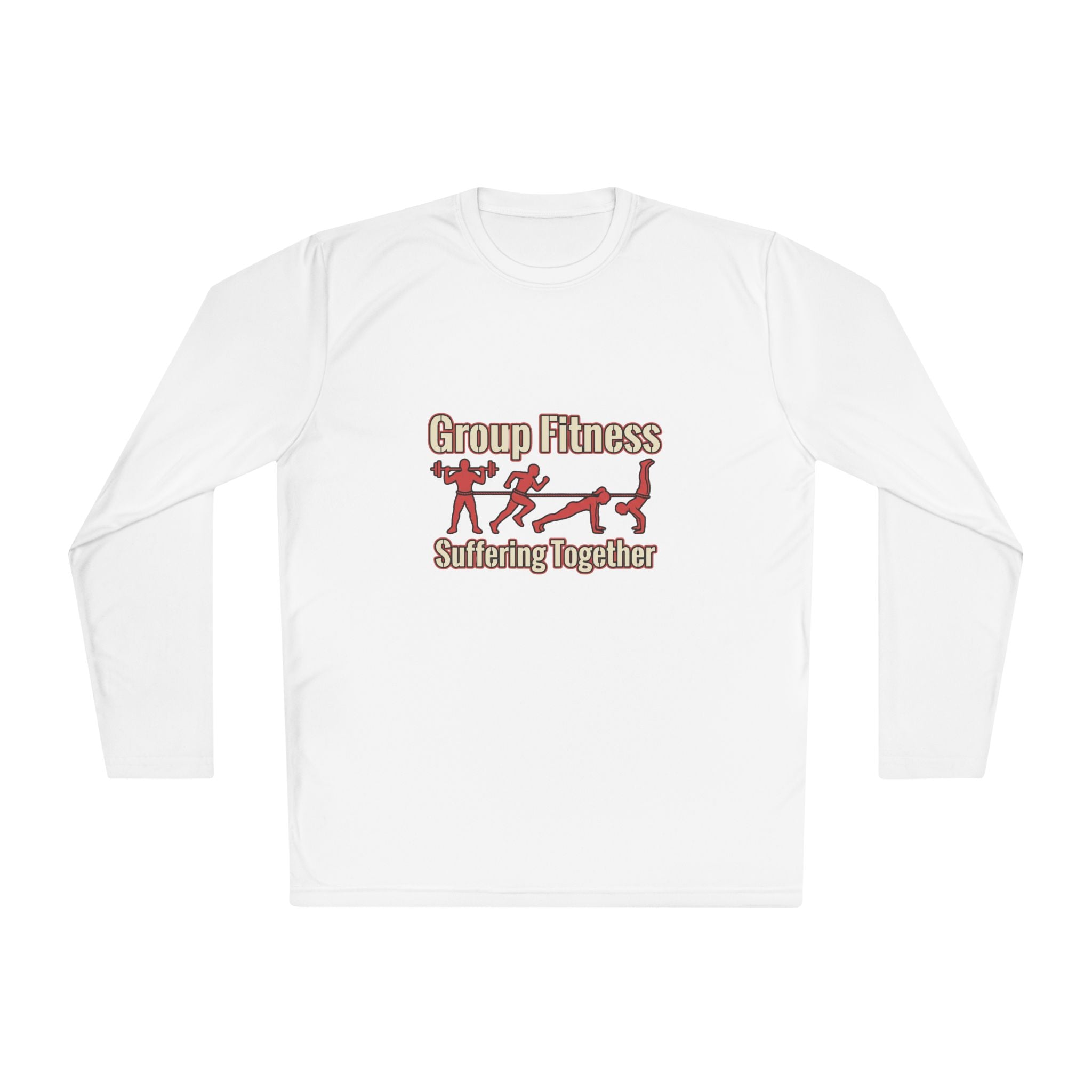 Group Fitness Suffering Together Unisex Lightweight Long Sleeve Tee