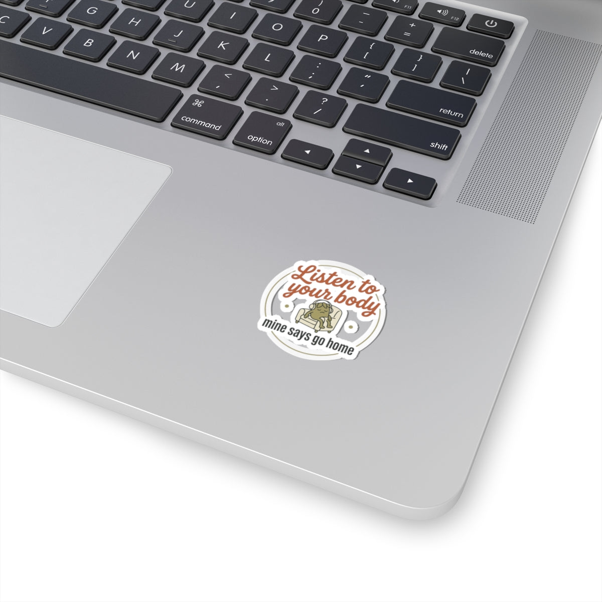 Listen to Your Body Kiss-Cut Stickers