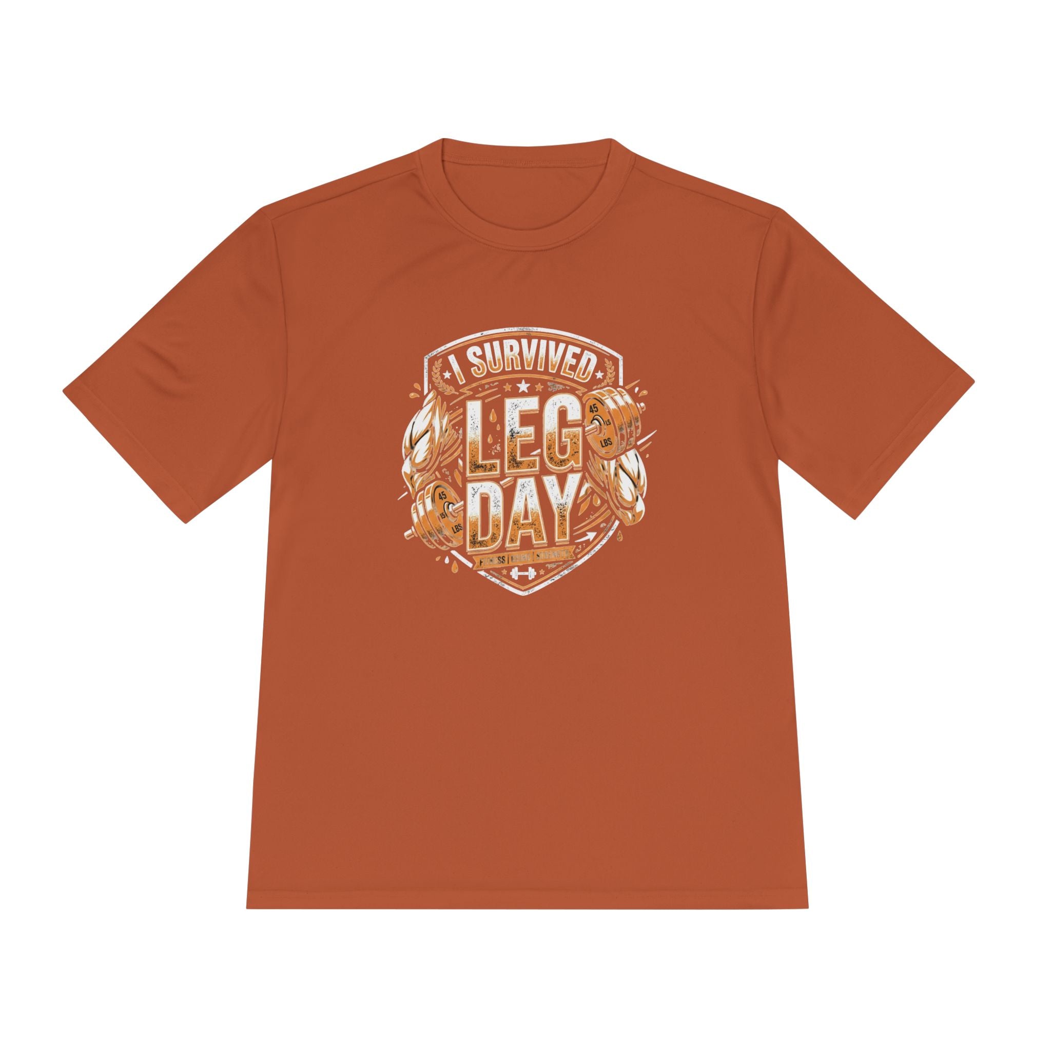 I Survived Leg Day Unisex Moisture Wicking Tee